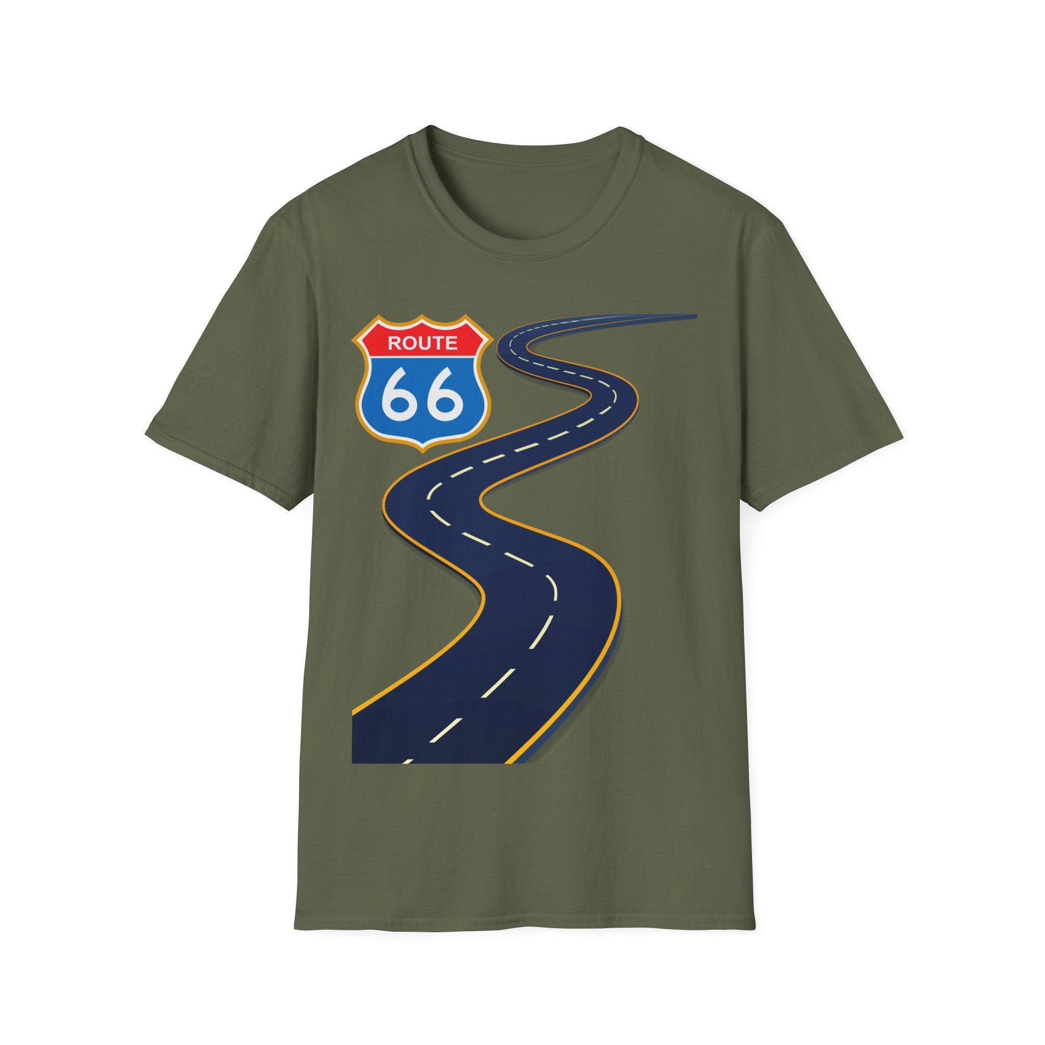 Route 66 Unisex Softstyle T-Shirt