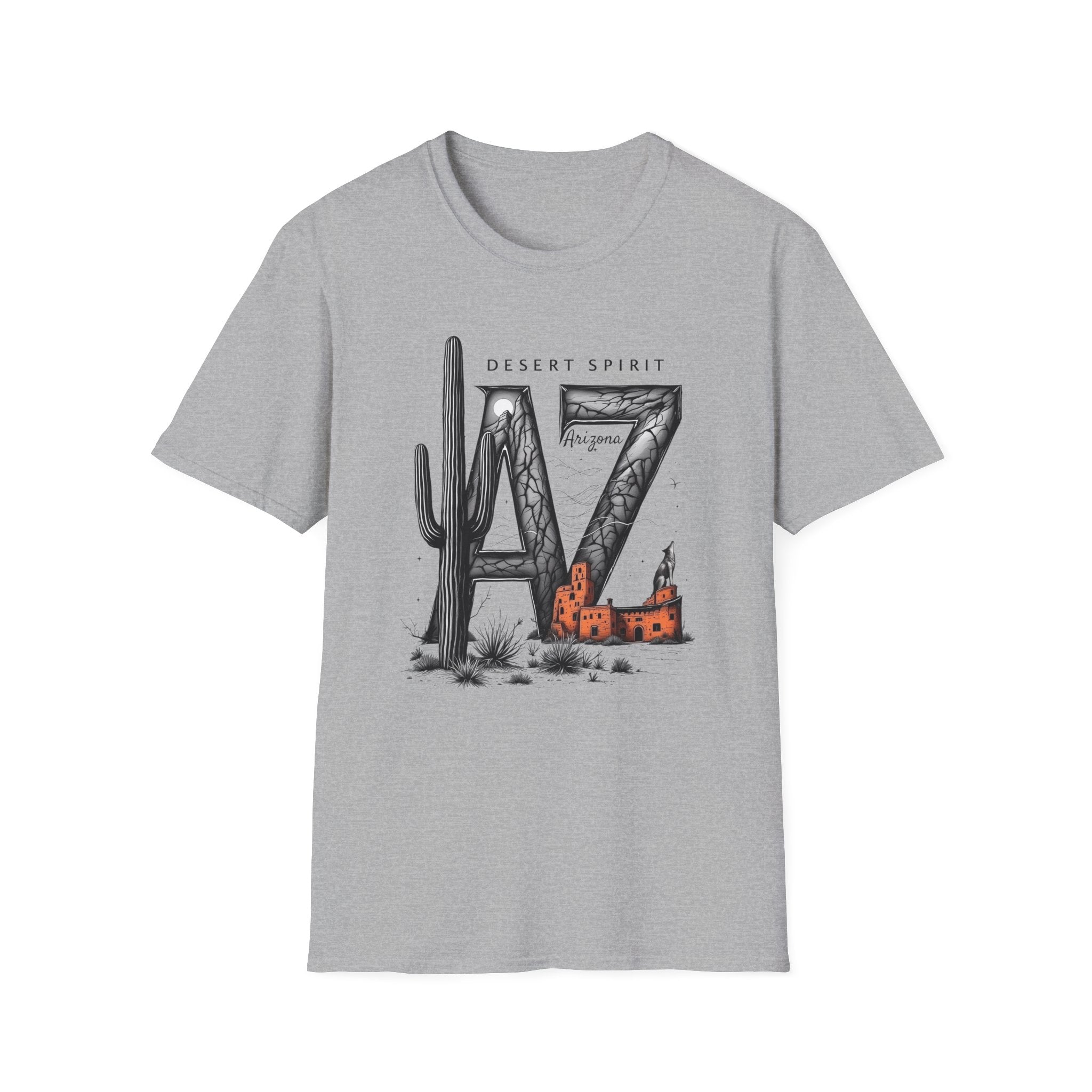 Arizona Desert Spirit T-Shirt | AZ Cactus Southwest Illustration