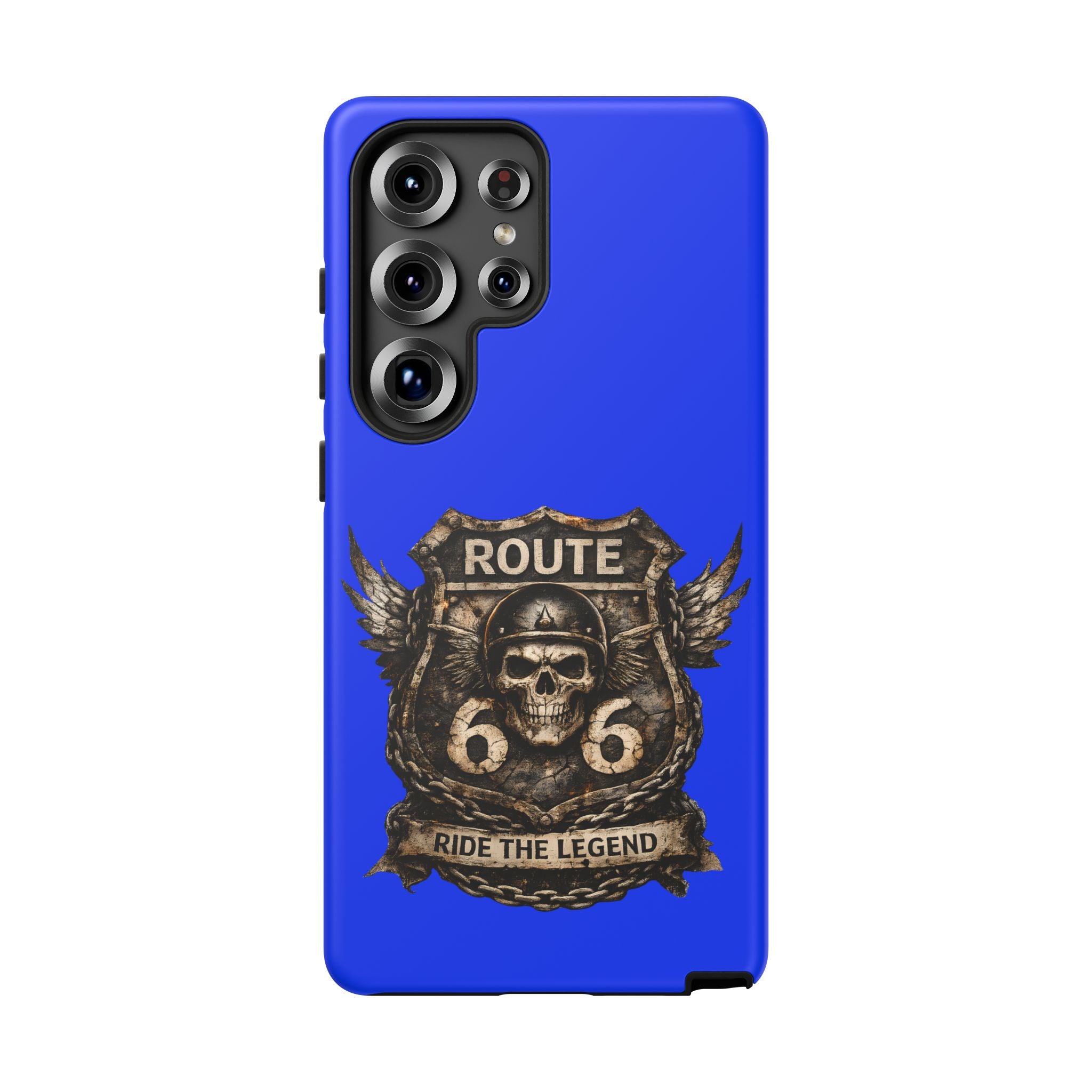 Route 66 Skull Helmet phone case | Motorcycle emblem, Ride the Legend