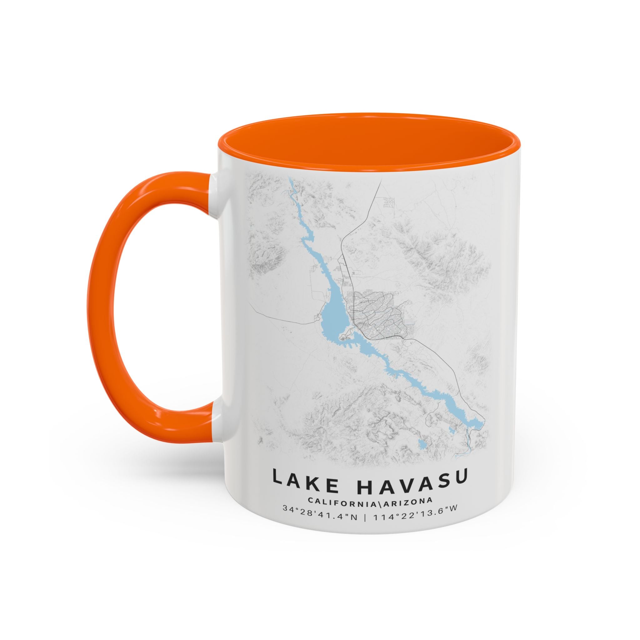Lake Havasu map Accent Coffee Mug | 11oz 15oz