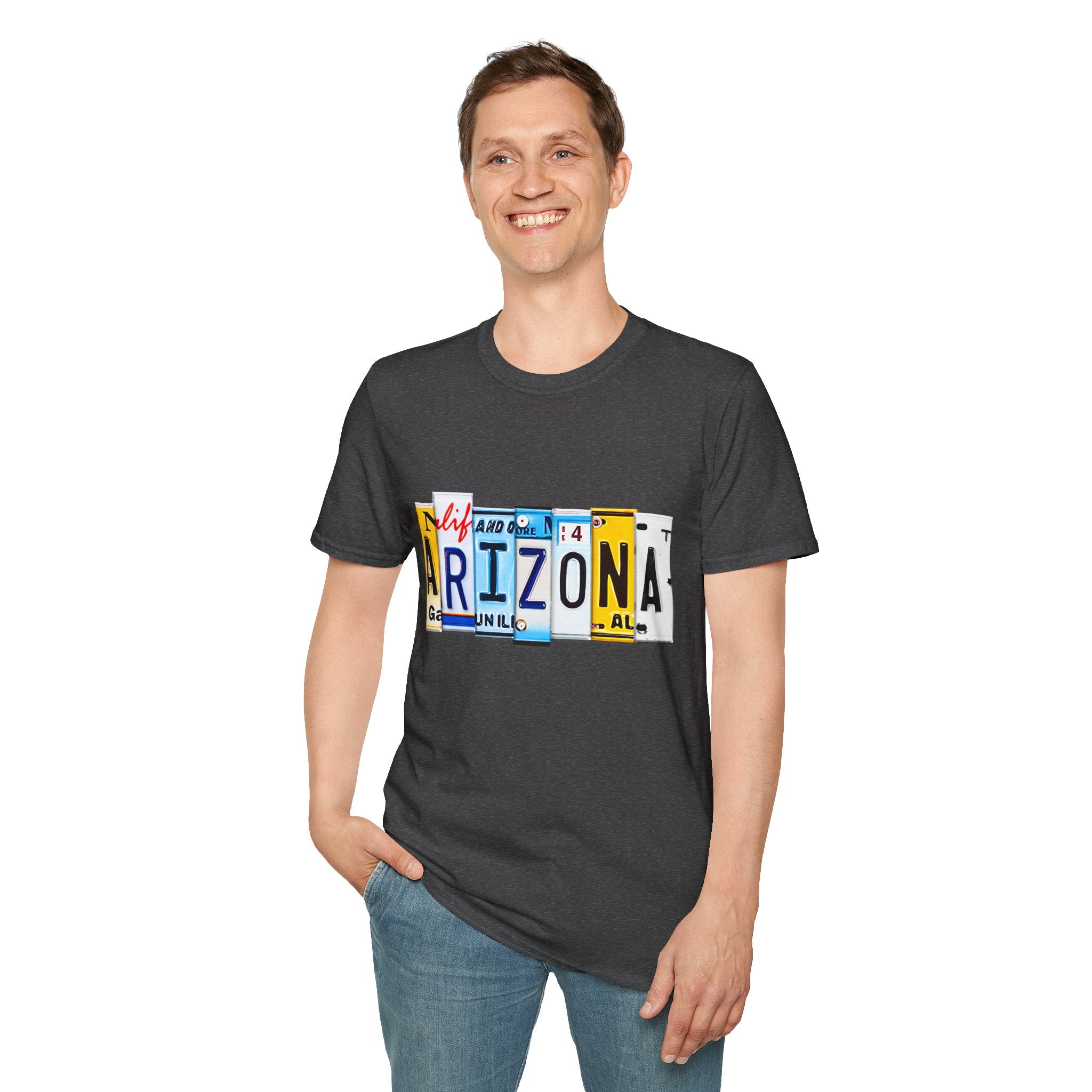 Arizona License Plate Collage T-Shirt | State Graphic Tee