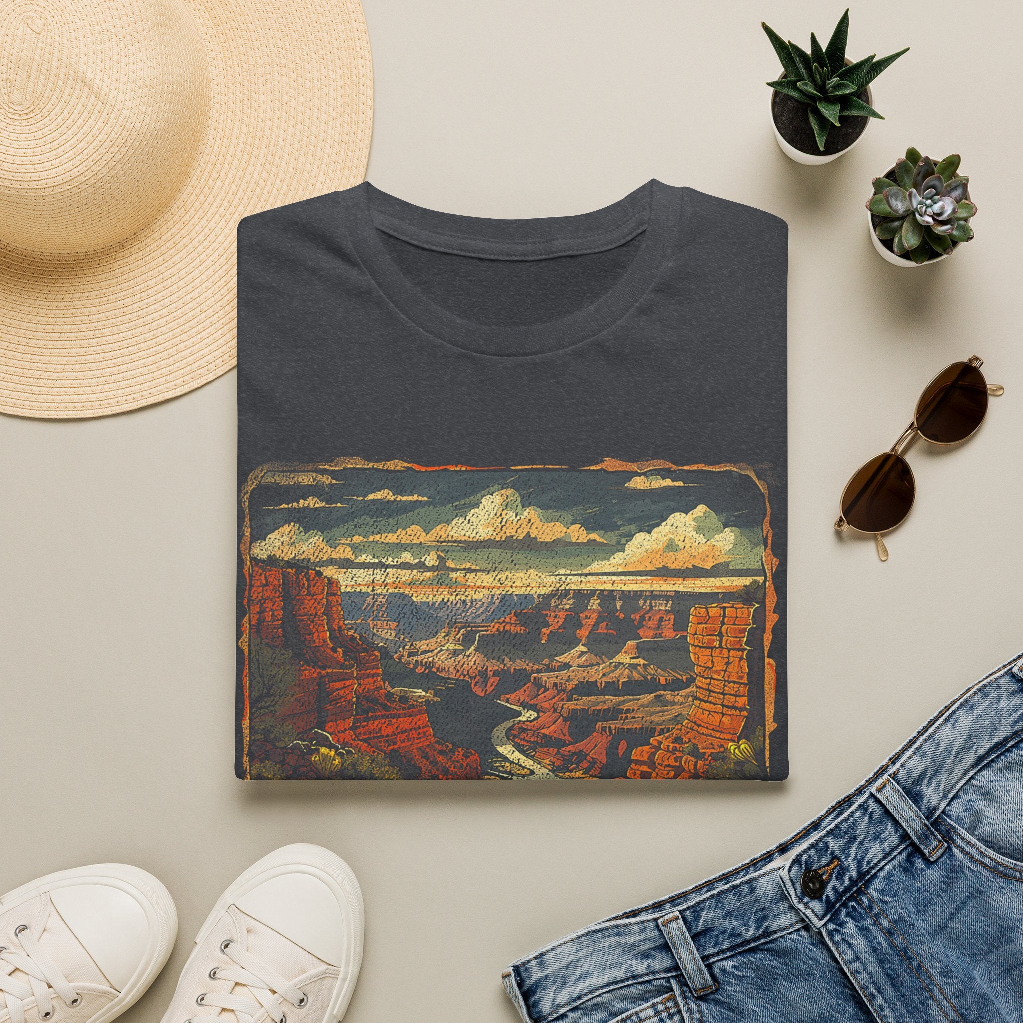 Grand Canyon Vintage National Park T-Shirt | Retro Landscape Tee