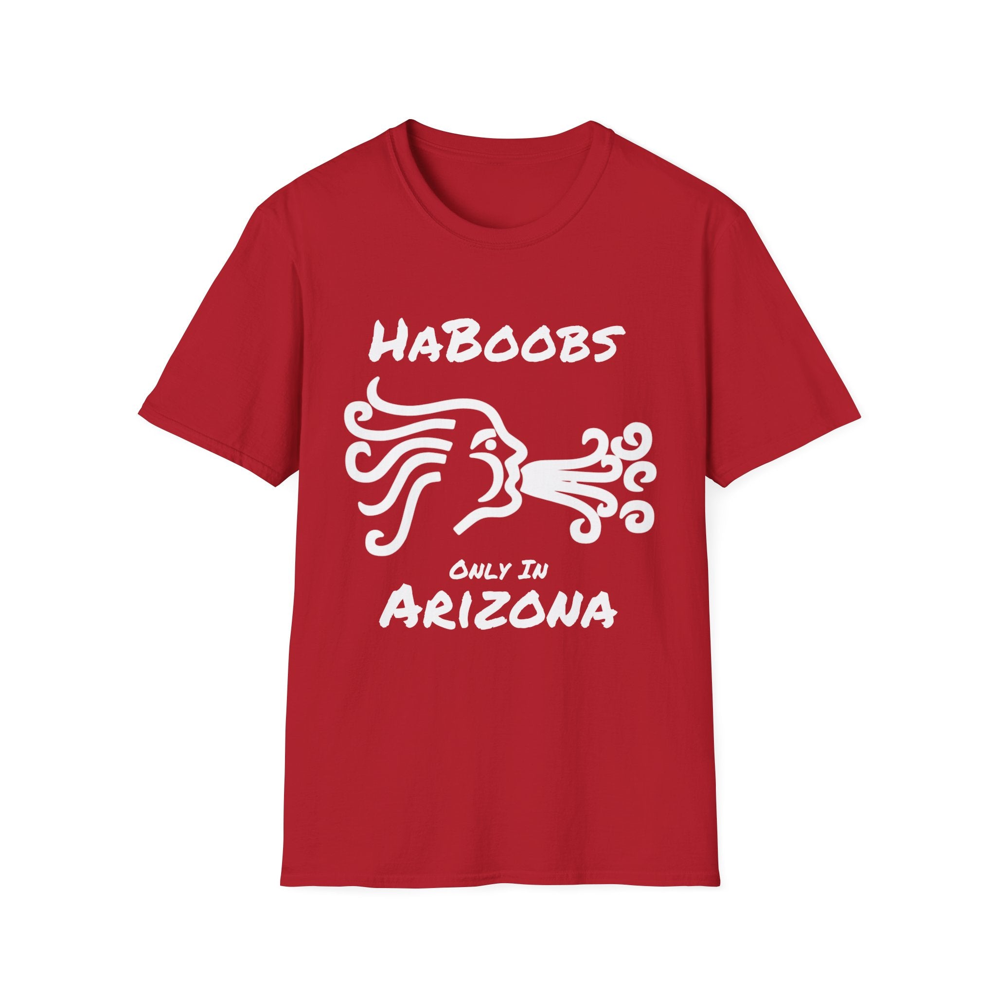 Arizona HaBoobs Mens Womans Unisex Softstyle T-Shirt | Funny Graphic Tee, Gift for Him/Her, Summer Wear, Vacation Shirt, Humor Apparel