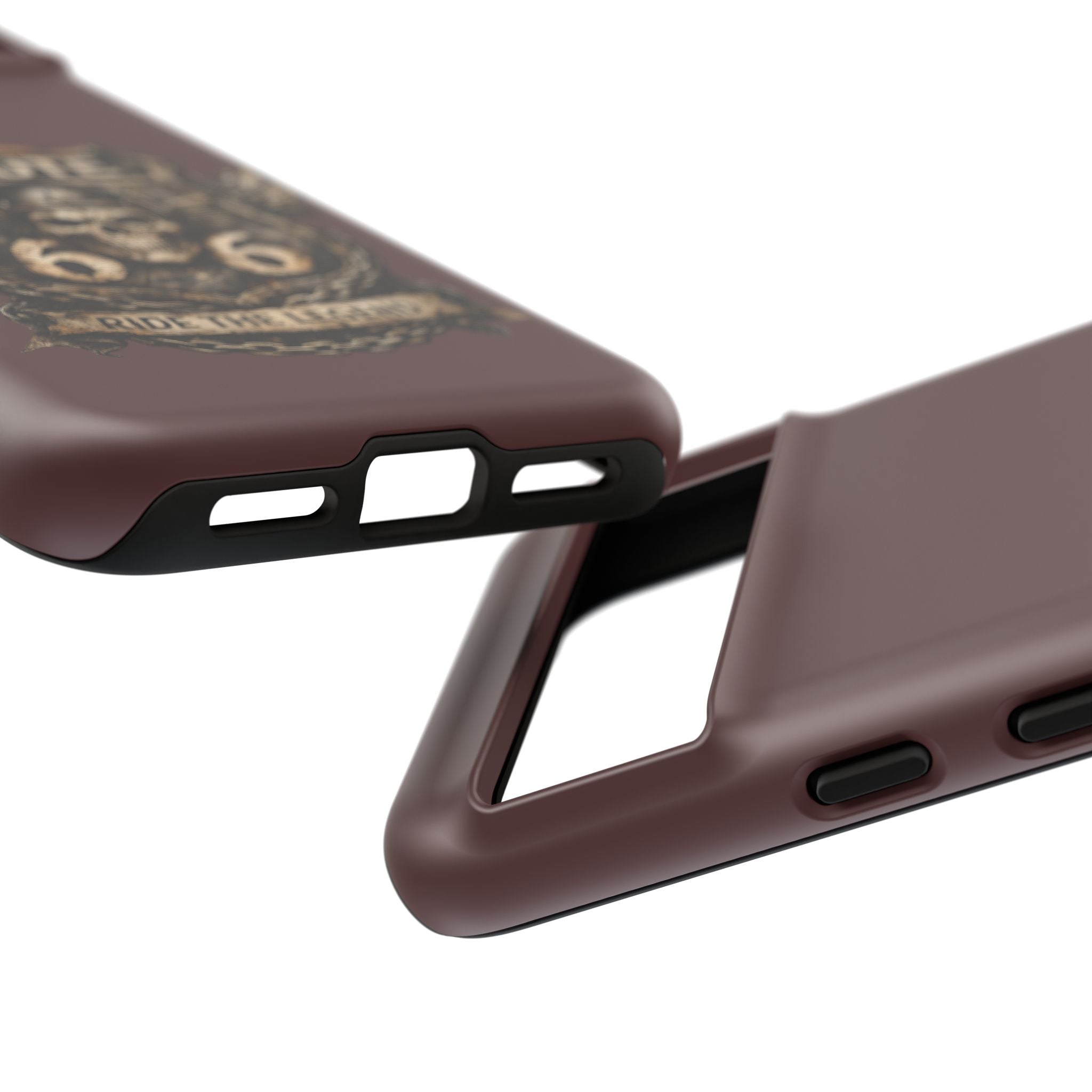 Route 66 Skull Helmet phone case | Motorcycle emblem, Ride the Legend