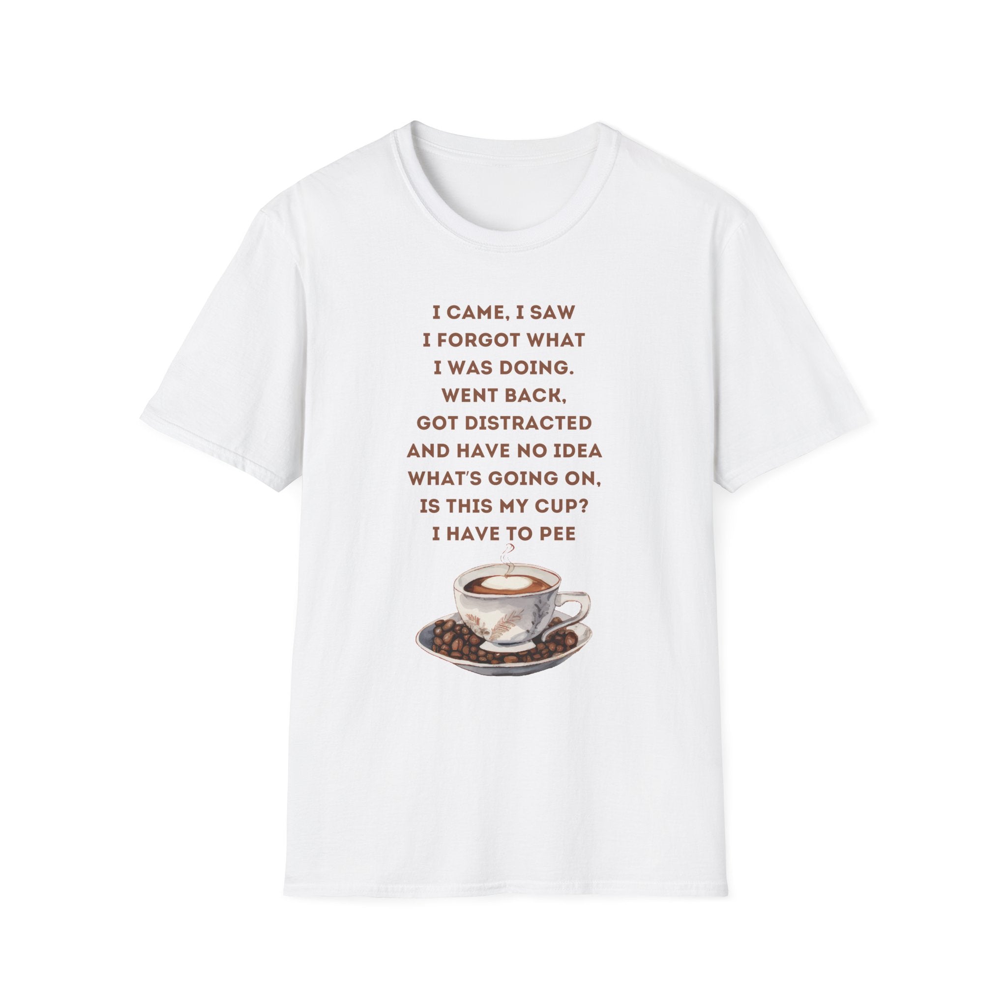 Funny Coffee Quote T-Shirt for Coffee Lovers, Humor Tee, Gift for Him/Her, Perfect for Birthdays, Housewarming, Casual Wear