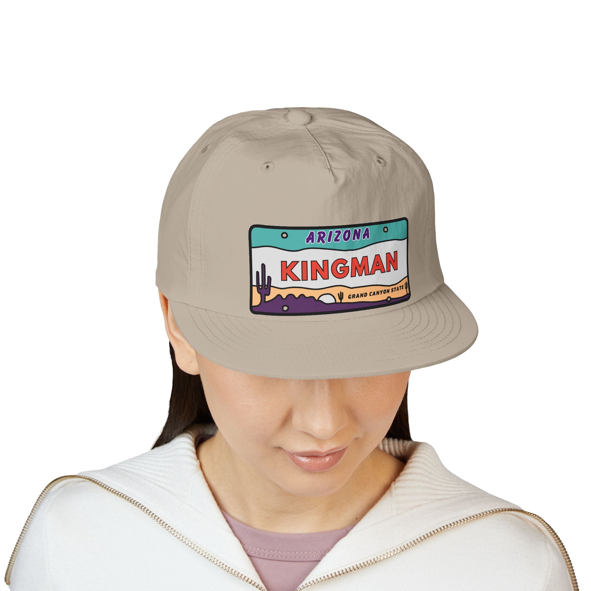 Kingman Arizona License Plate Dessert Cap