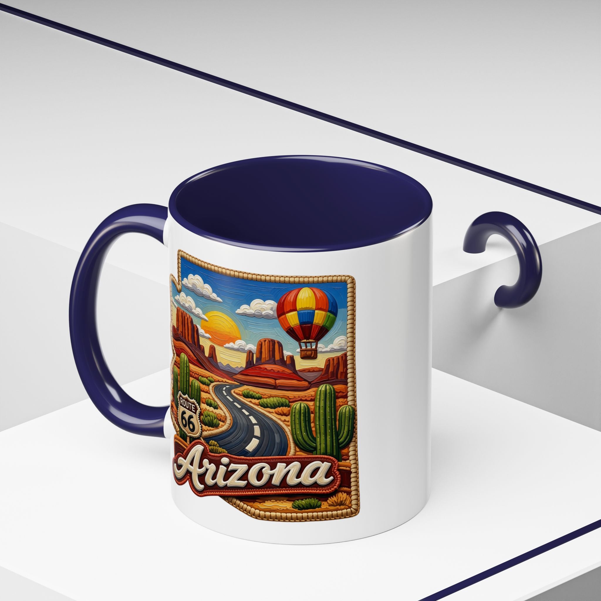 Arizona Route 66 Desert Scenic Mug | Accent Coffee Mug