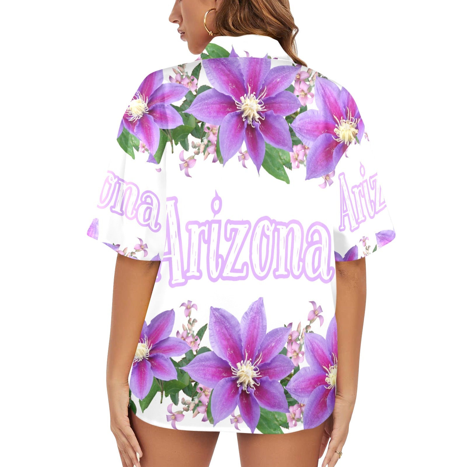 Women's All Over Print Arizona Shirt Made in USA