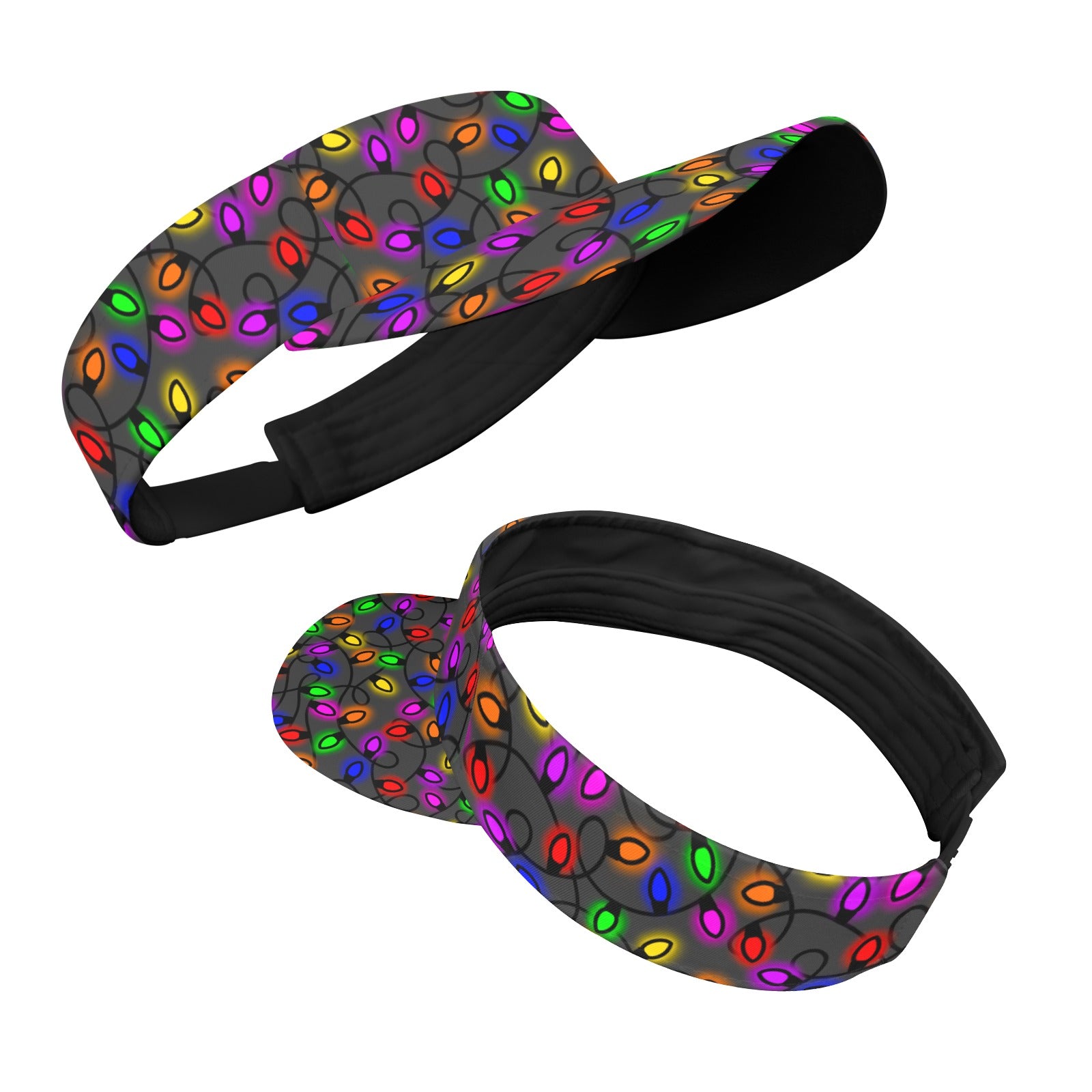 Christmas Lights Sports Visor