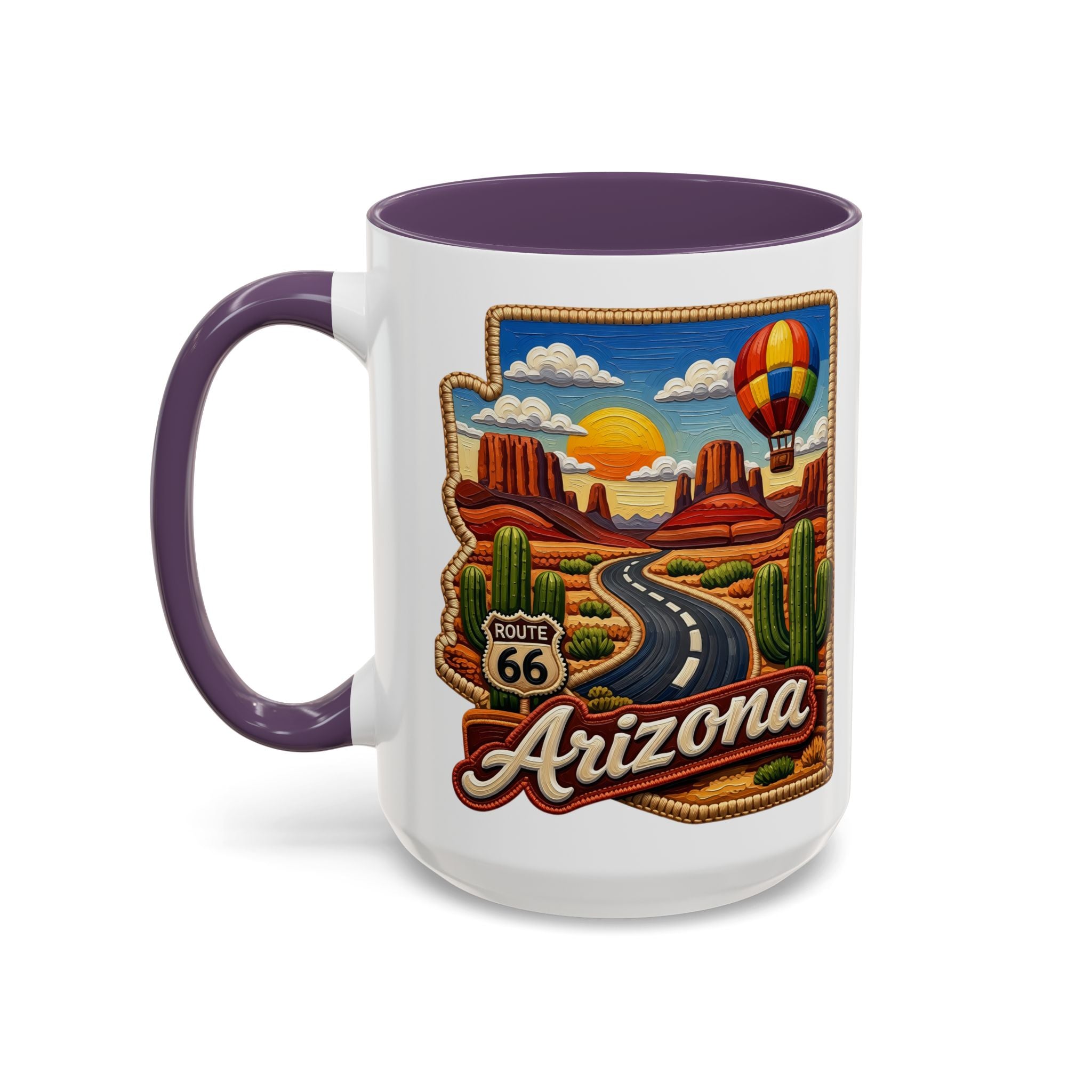 Arizona Route 66 Desert Scenic Mug | Accent Coffee Mug