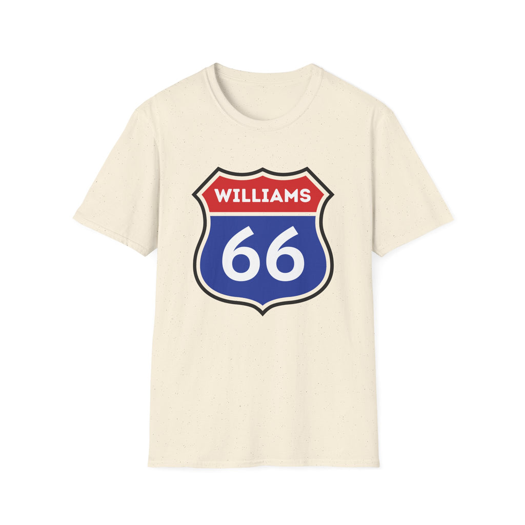 Williams 66 Shield T-Shirt | Route 66 Road Sign Shirt
