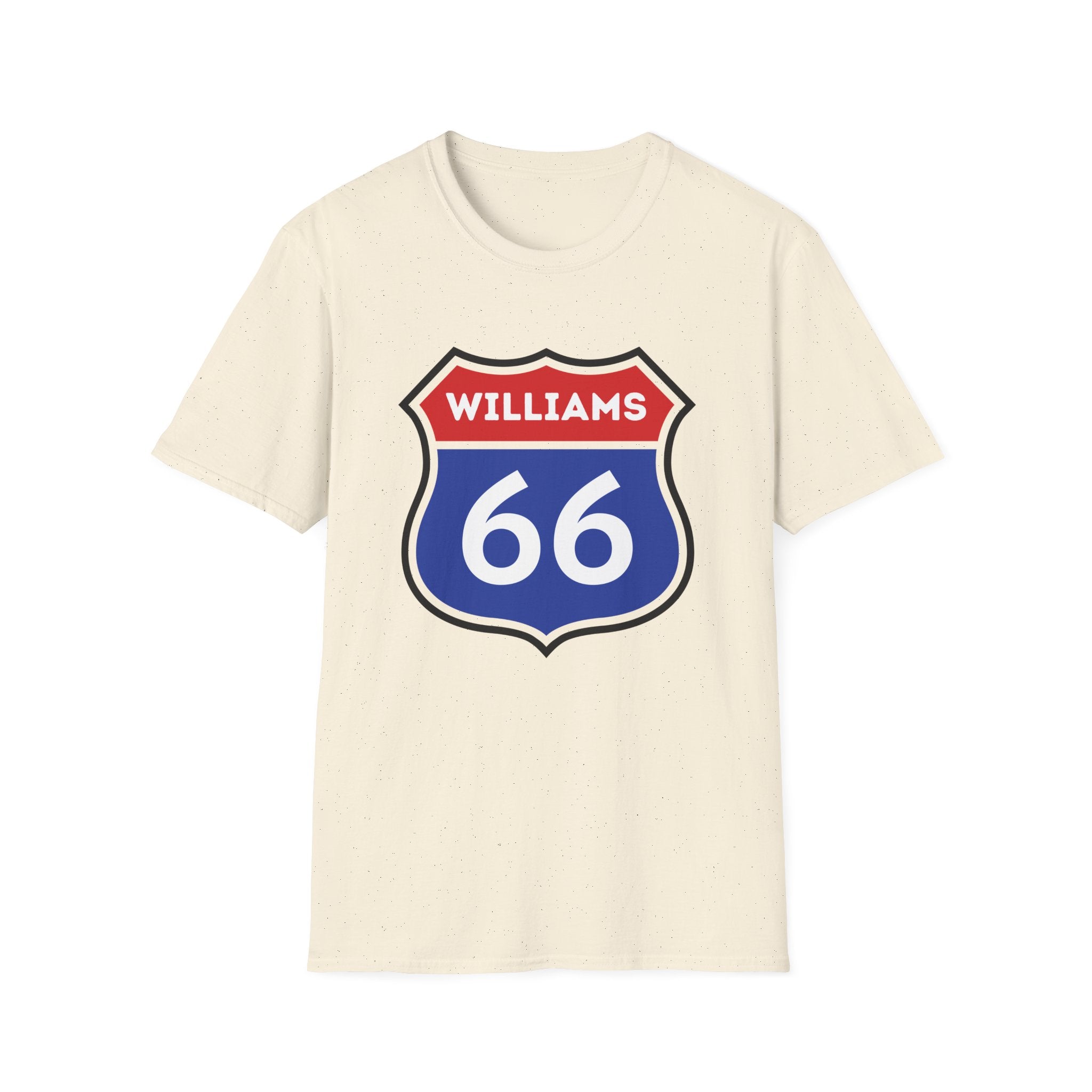 Williams 66 Shield T-Shirt | Route 66 Road Sign Shirt