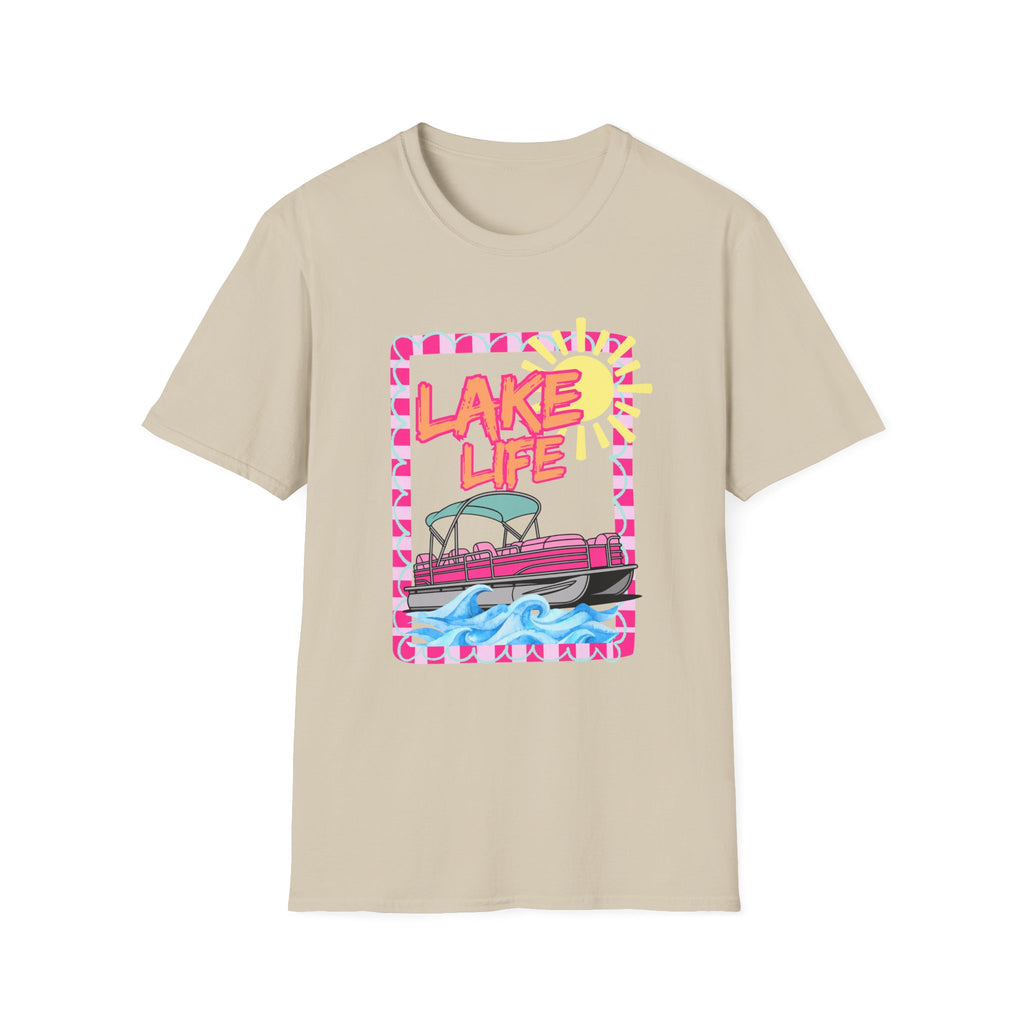 Lake Life Pontoon Boat T-Shirt | Summer Lake Vibes