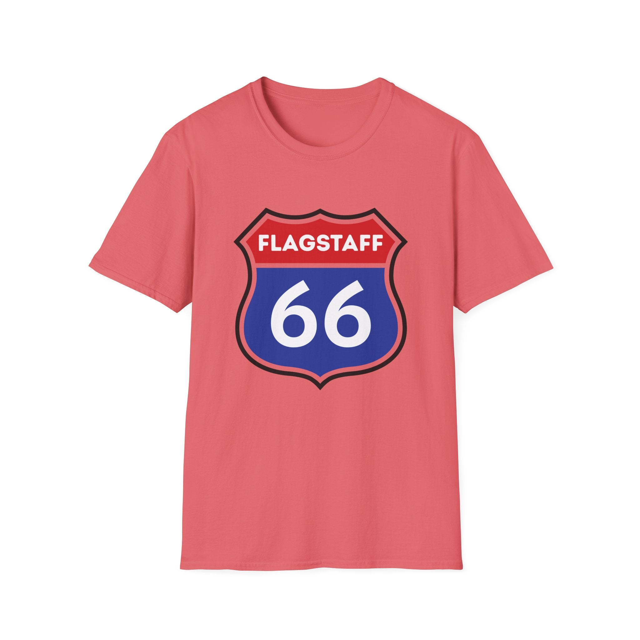Flagstaff Route 66 Shield T-Shirt | Vintage Highway Sign Tee