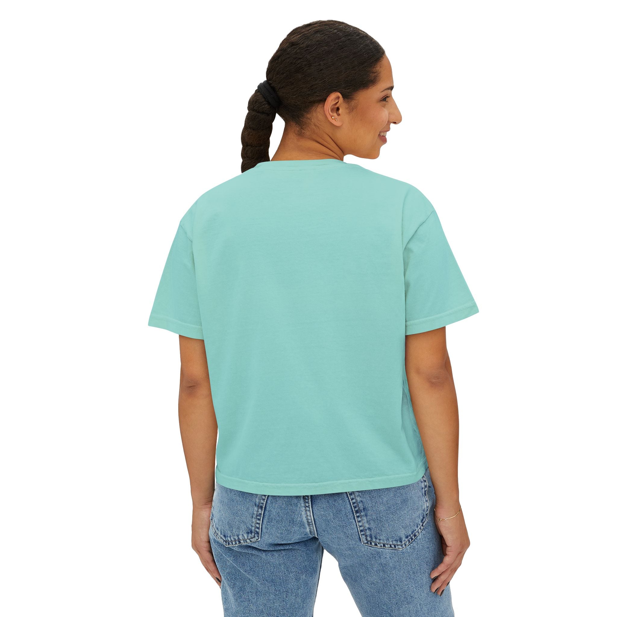 River Life boxy tee | colorful river lettering, kayak, fishing graphics