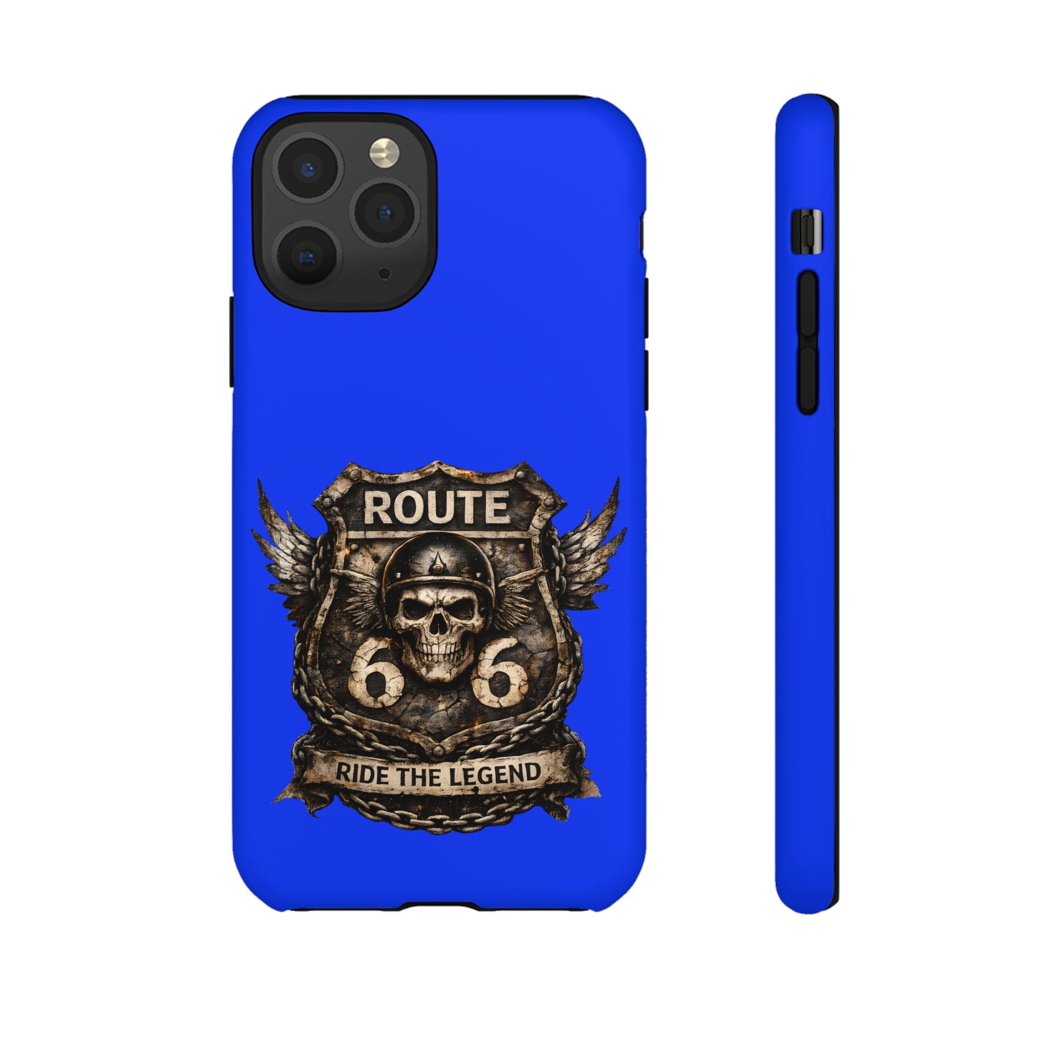 Route 66 Skull Helmet phone case | Motorcycle emblem, Ride the Legend
