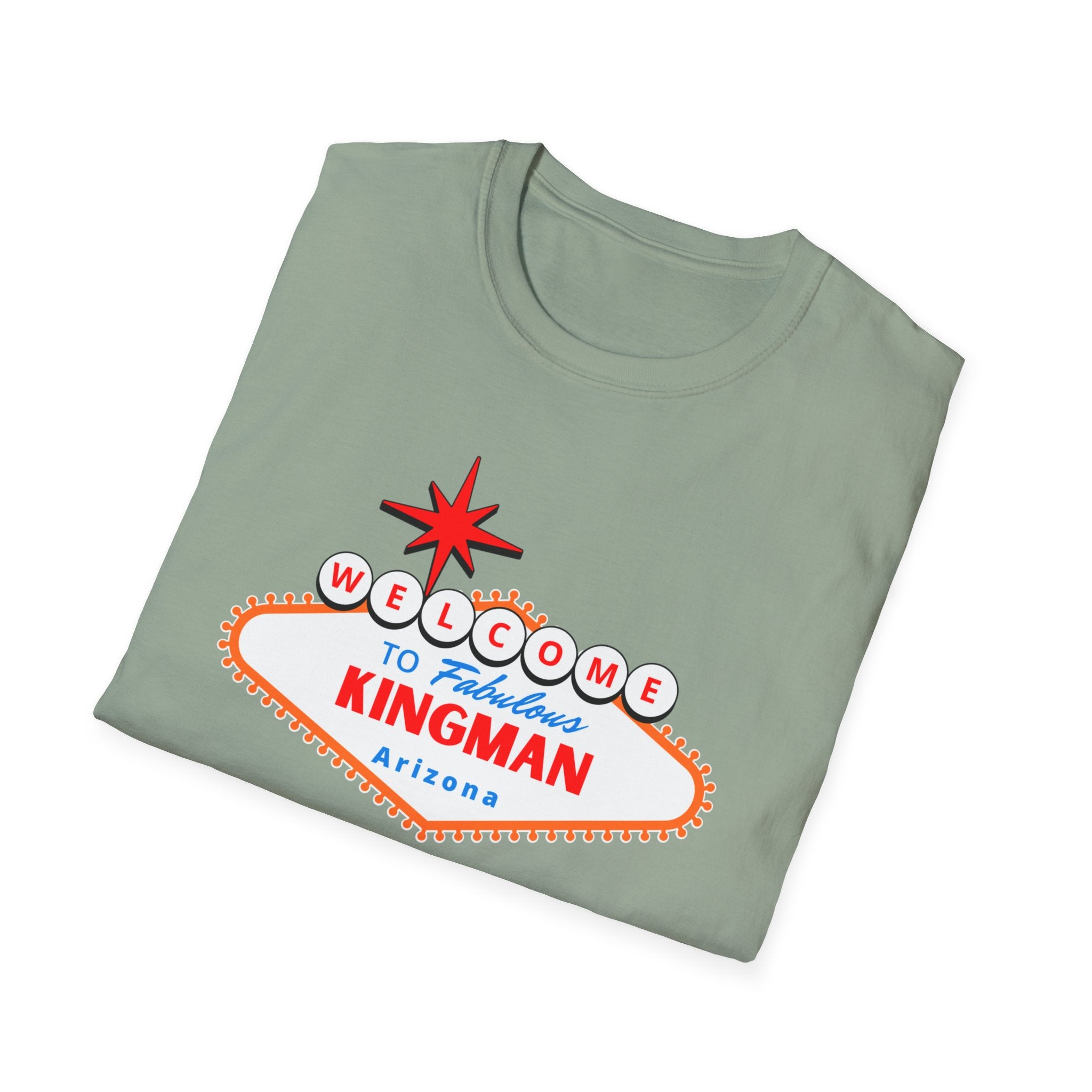 Kingman Arizona Vintage Welcome Sign T-Shirt