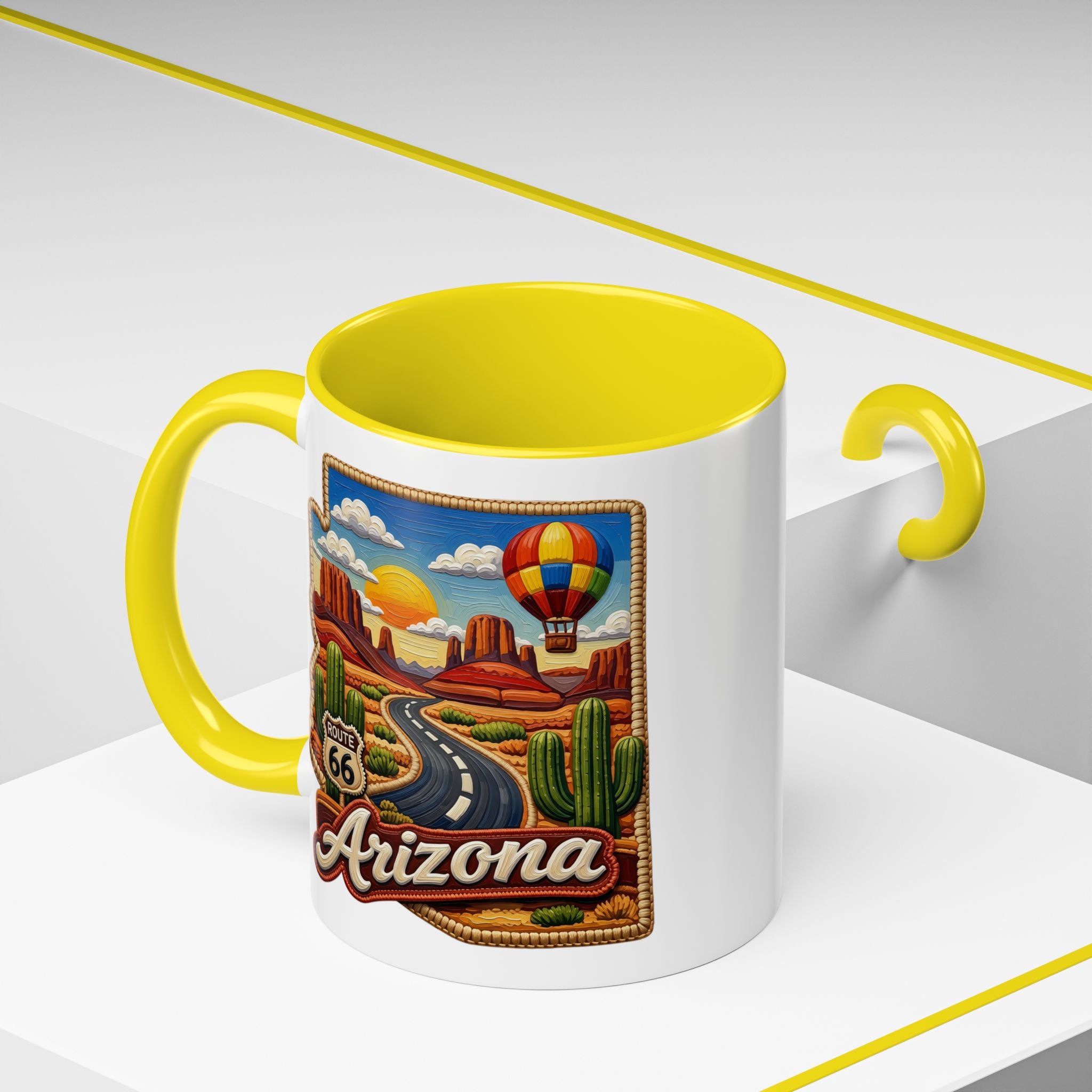 Arizona Route 66 Desert Scenic Mug | Accent Coffee Mug
