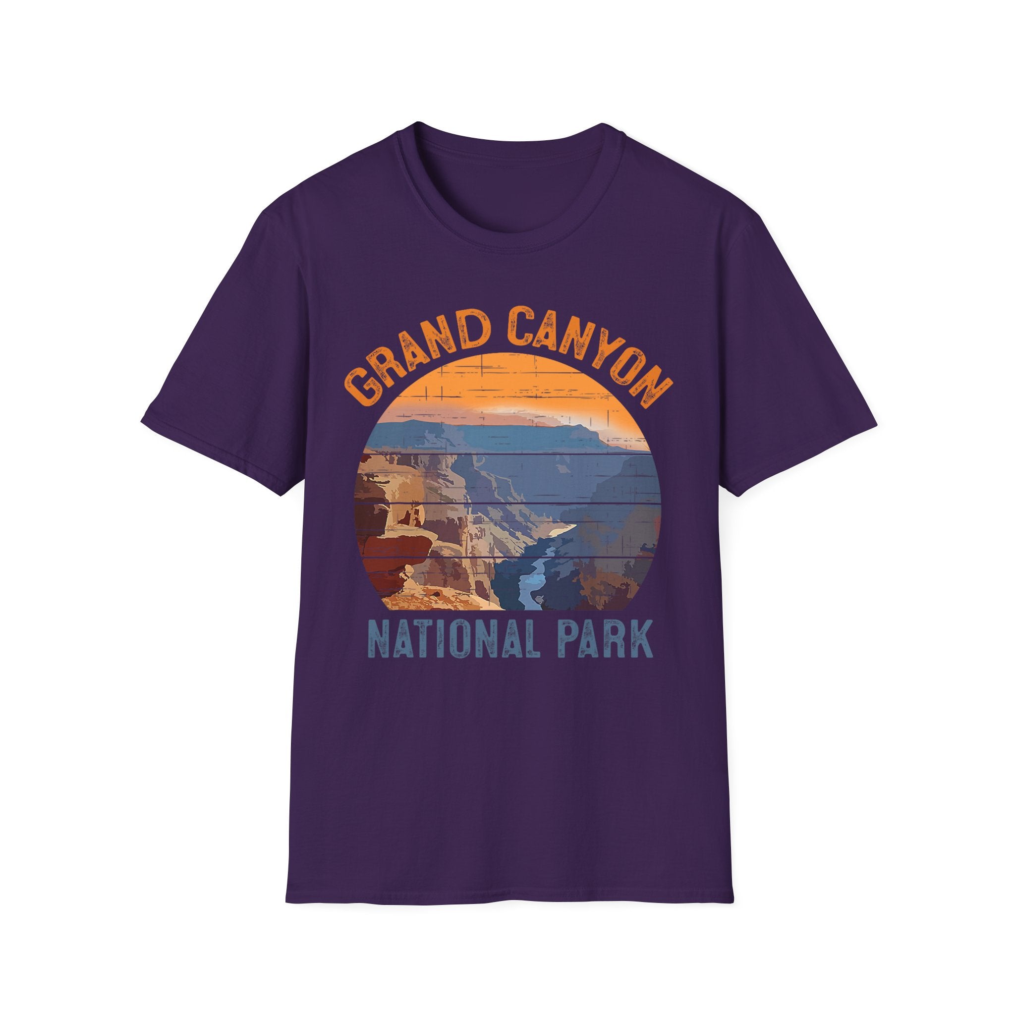 Grand Canyon National Park T-Shirt | Vintage Sunset Landscape