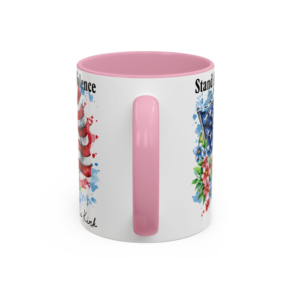 Charlie Kirk Patriotic Coffee Mugs for Inspiration, Stand Against Violence, Colorful Mugs, Gift for Activists, Tea Lovers, 4th of July
