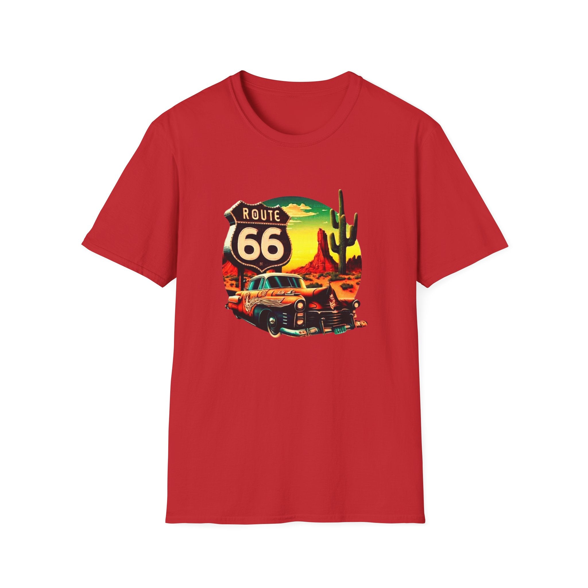 Route 66 Unisex Softstyle T-Shirt