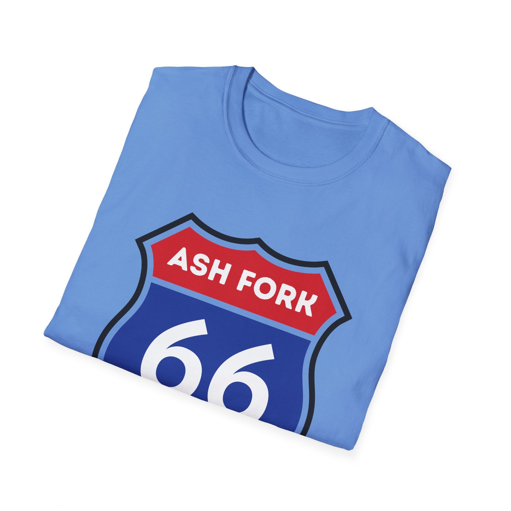 Ash Fork 66 Shield T-Shirt | Route 66 Arizona Road Sign Tee