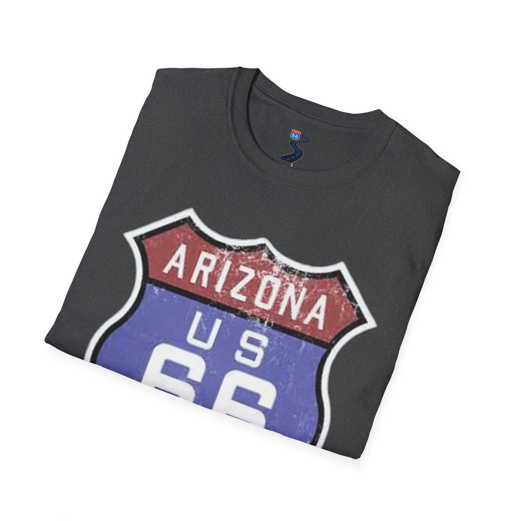 Arizona US 66 Shield T-Shirt | Route 66 Vintage Sign Tee