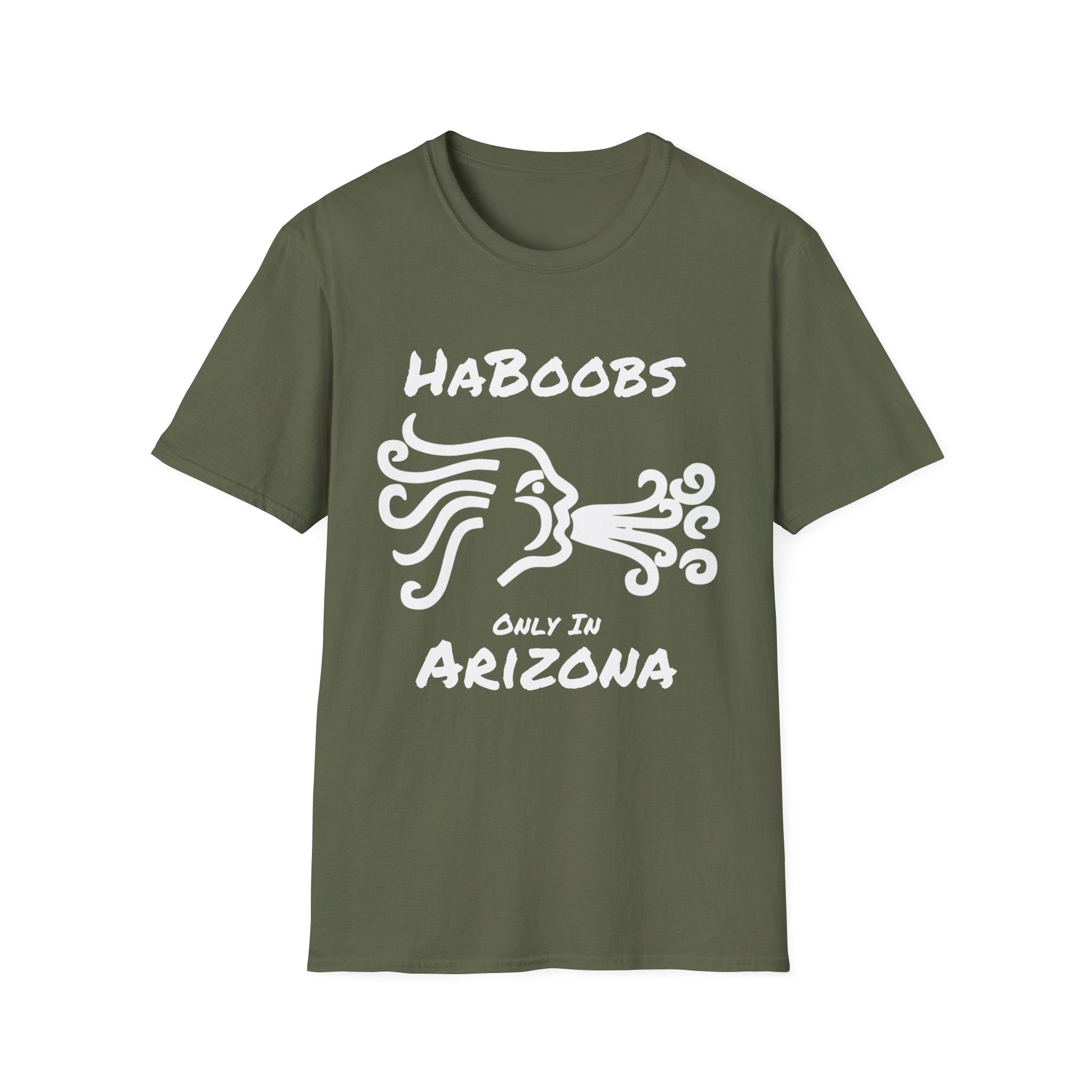 Arizona HaBoobs Mens Womans Unisex Softstyle T-Shirt | Funny Graphic Tee, Gift for Him/Her, Summer Wear, Vacation Shirt, Humor Apparel