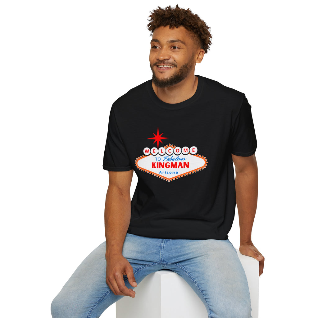 Kingman Arizona Vintage Welcome Sign T-Shirt