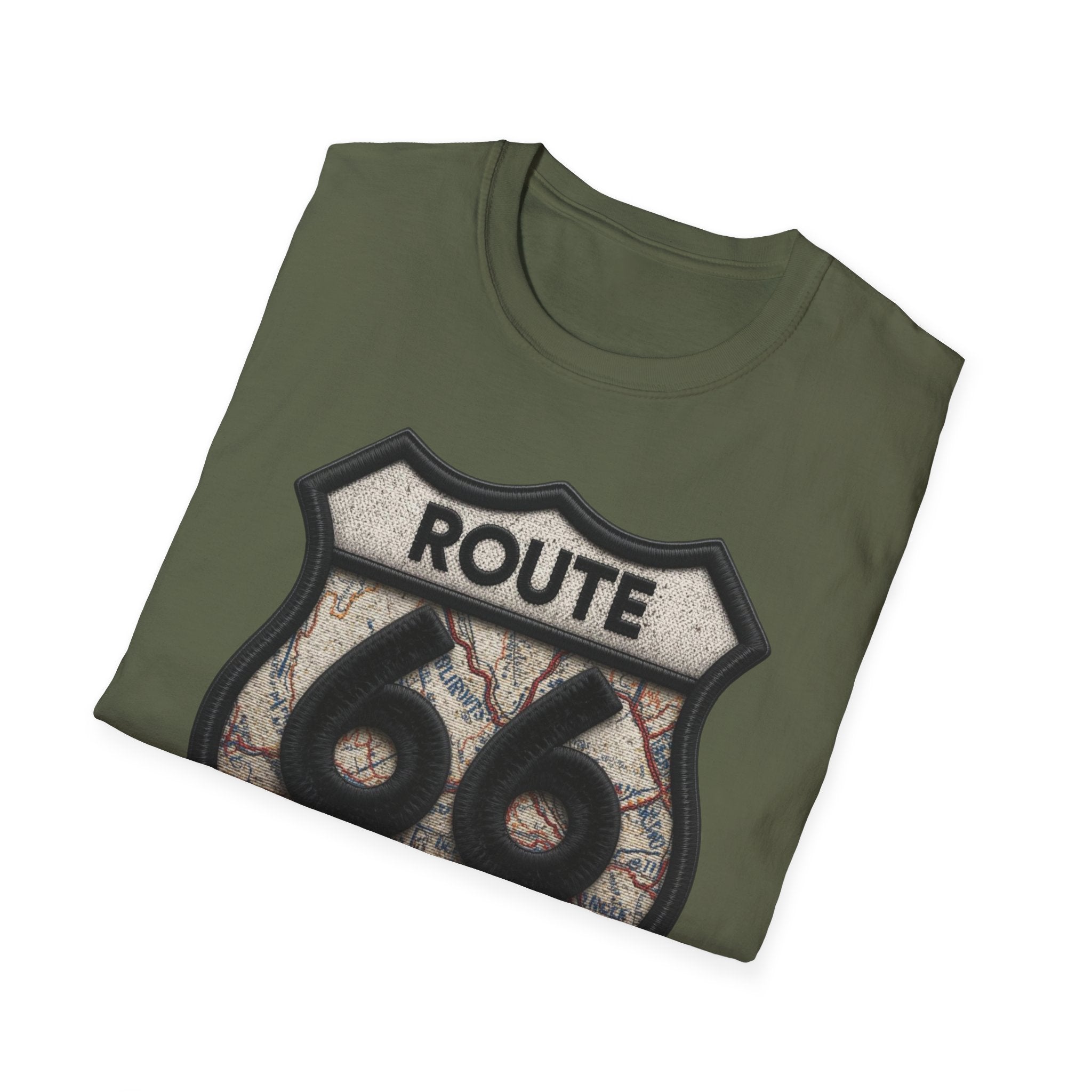 Route 66 Born to Roam T-Shirt | Vintage Highway Shield Tee