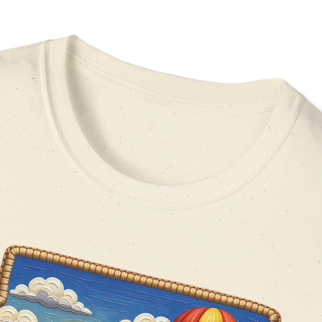 Arizona Route 66 Desert Road T-Shirt | Hot Air Balloon Southwestern Scene