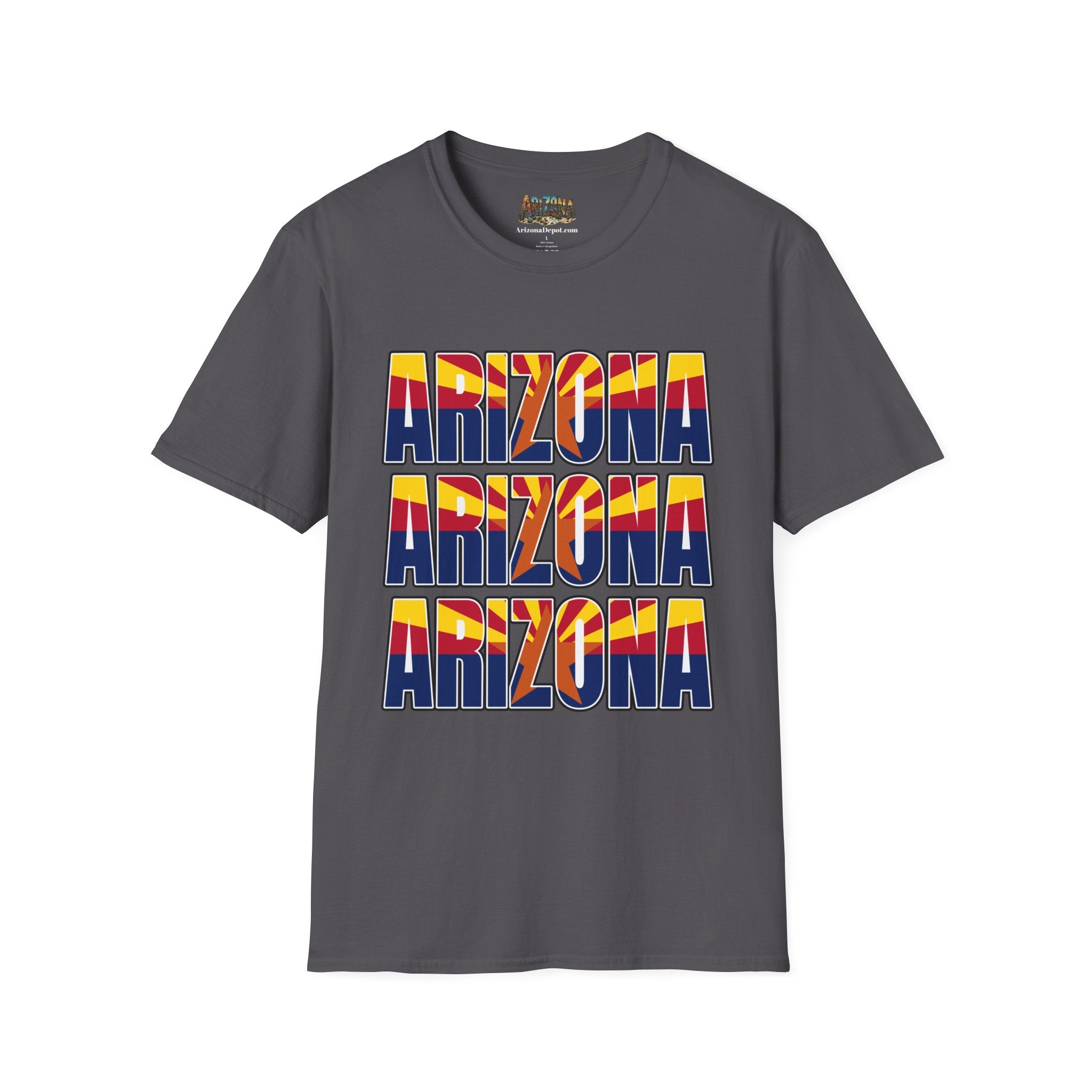 Arizona Retro Logo T‑Shirt — Vintage Sunset State Pride Tee