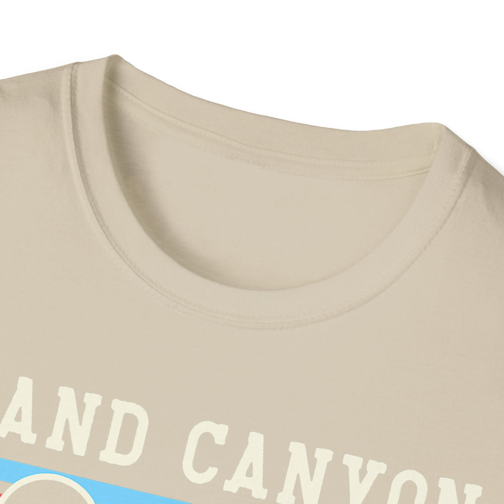 Grand Canyon Retro Sunset T-Shirt | Printed Front and Back National Park Landscape