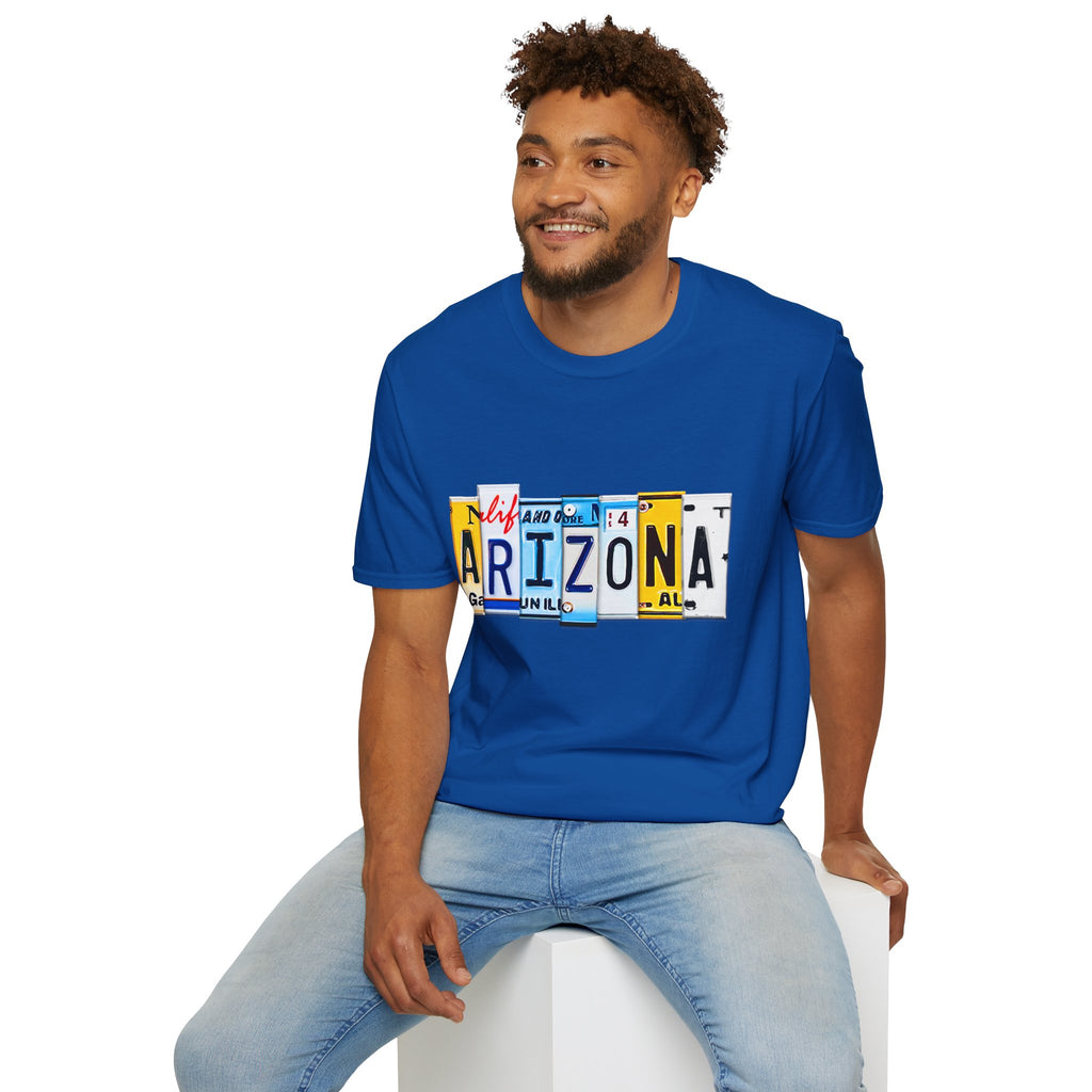 Arizona License Plate Collage T-Shirt | State Graphic Tee