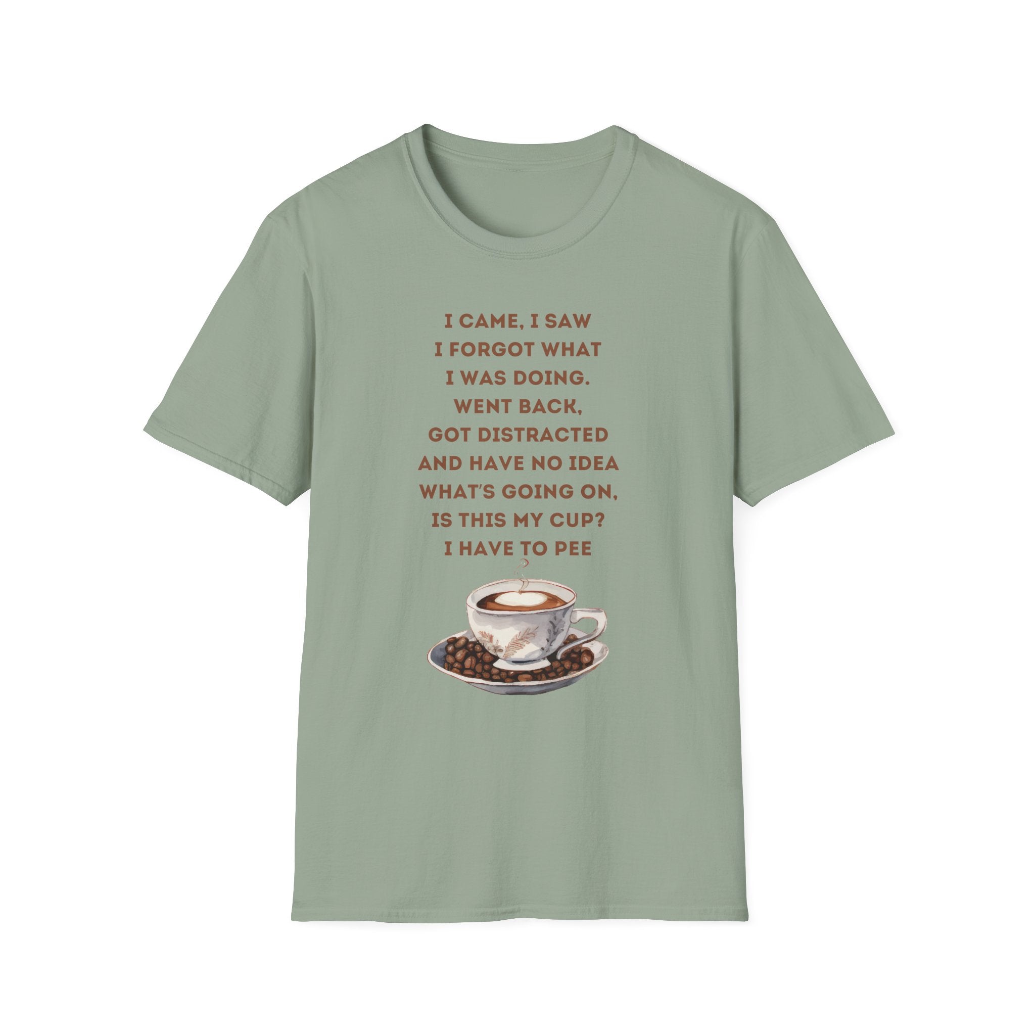 Funny Coffee Quote T-Shirt for Coffee Lovers, Humor Tee, Gift for Him/Her, Perfect for Birthdays, Housewarming, Casual Wear