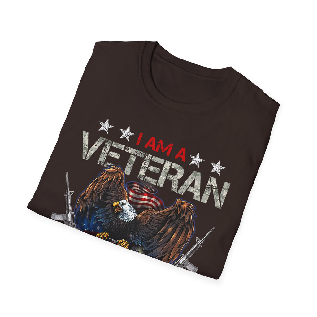 I Am Veteran My Oath Never Expires T-Shirt | Eagle American Flag Military Pride