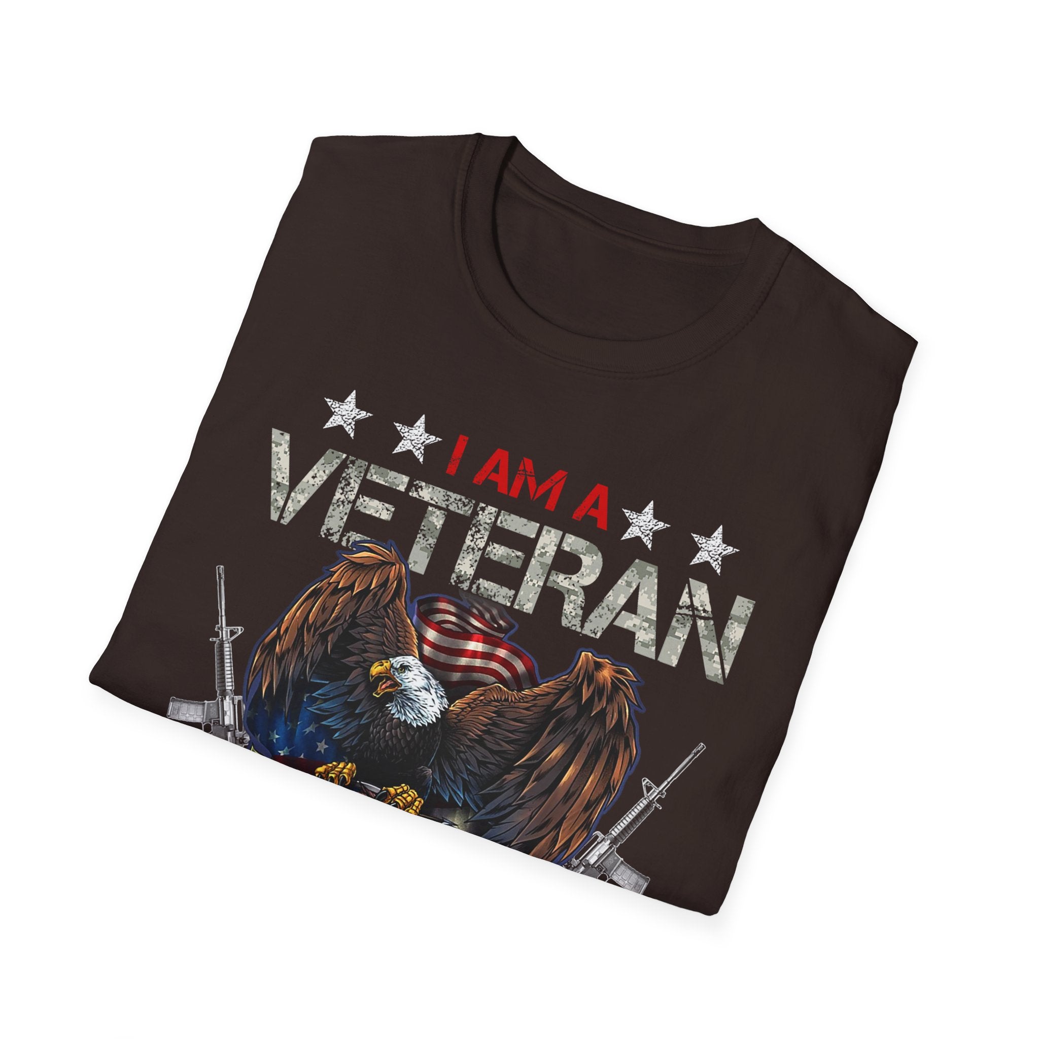 I Am Veteran My Oath Never Expires T-Shirt | Eagle American Flag Military Pride