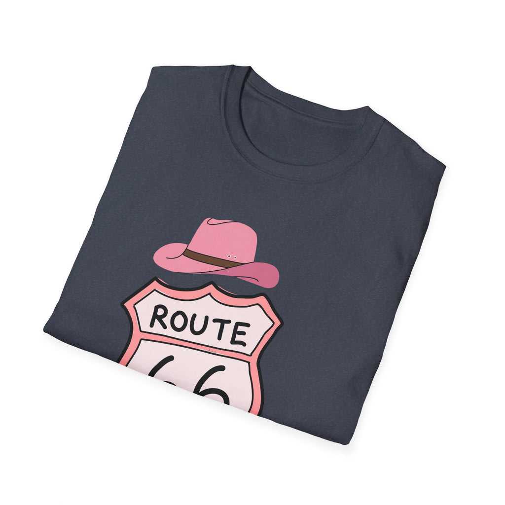 Route 66 Softstyle T-Shirt, Get Your Kick's On, Men Women, Unisex Tee Gift, Travel Highway Shirt