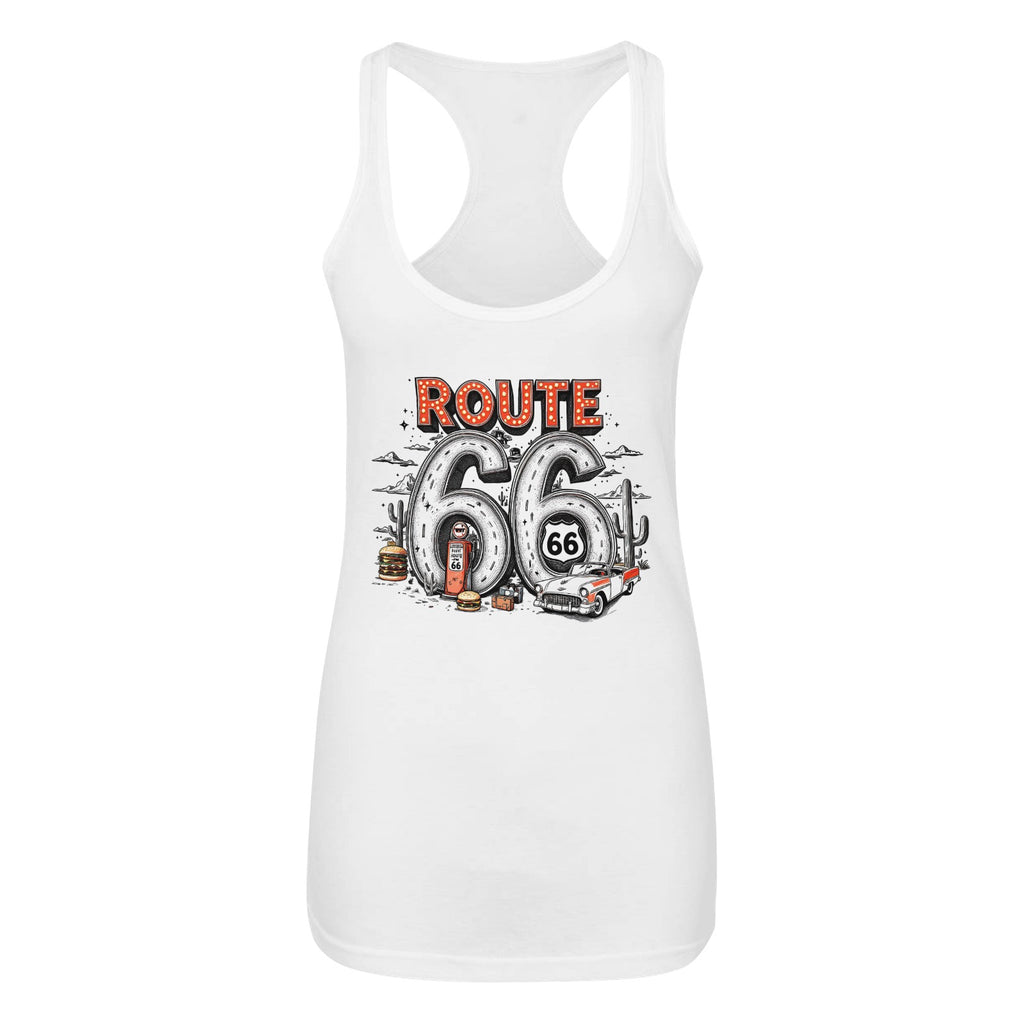 Route 66 Women's Tank Top Made in USA Free Shipping