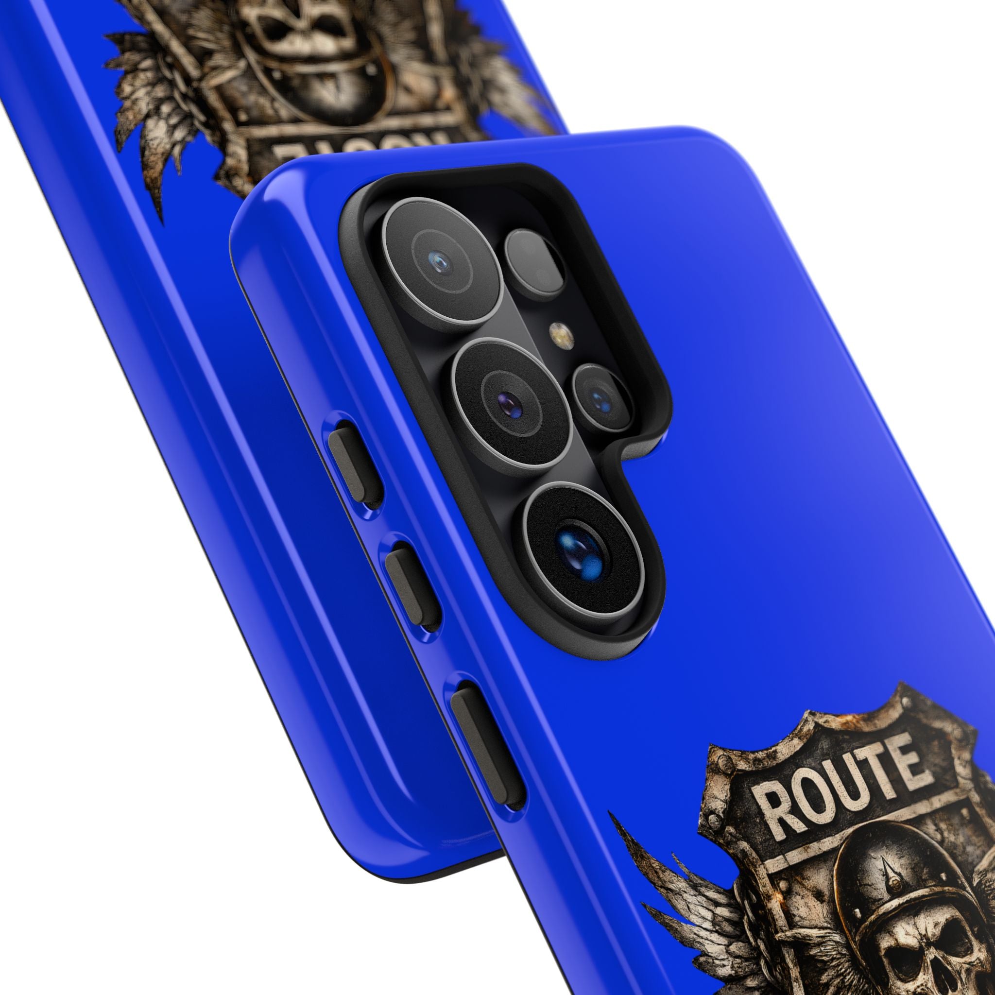 Route 66 Skull Helmet phone case | Motorcycle emblem, Ride the Legend