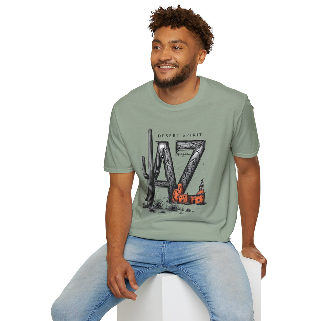Arizona Desert Spirit T-Shirt | AZ Cactus Southwest Illustration