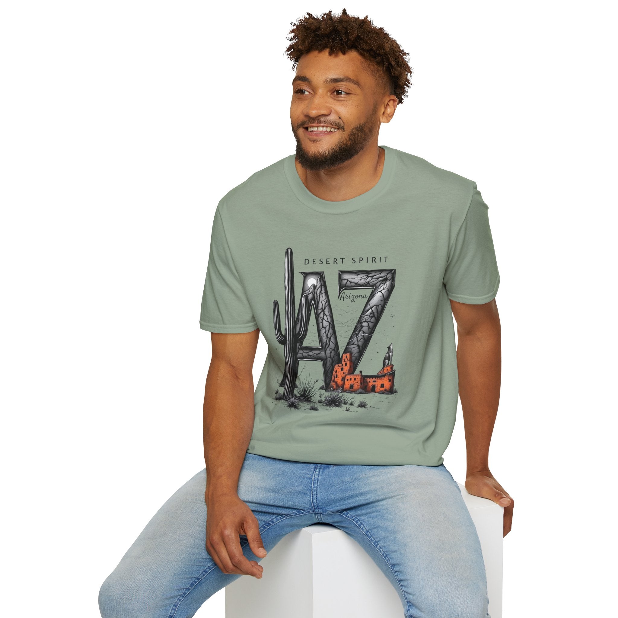 Arizona Desert Spirit T-Shirt | AZ Cactus Southwest Illustration