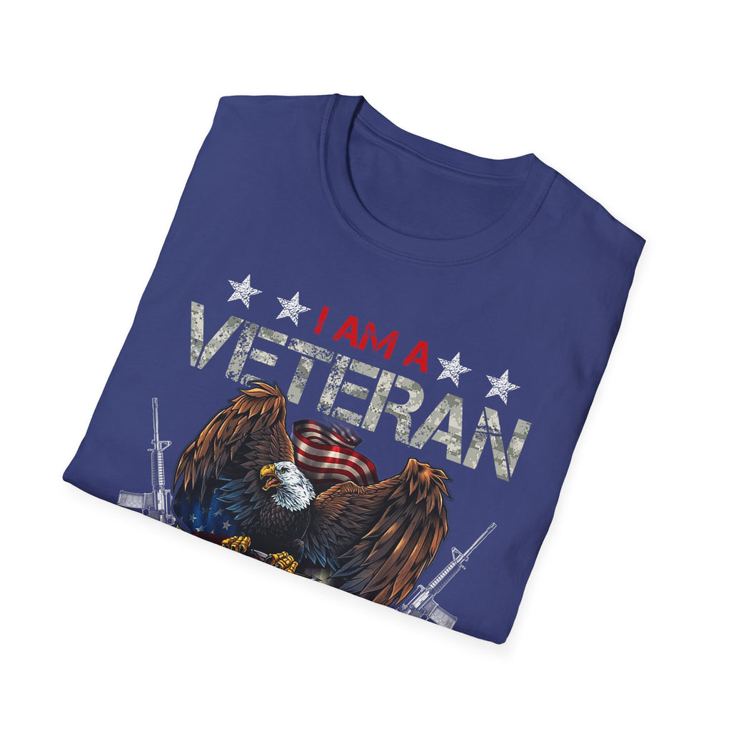 I Am Veteran My Oath Never Expires T-Shirt | Eagle American Flag Military Pride