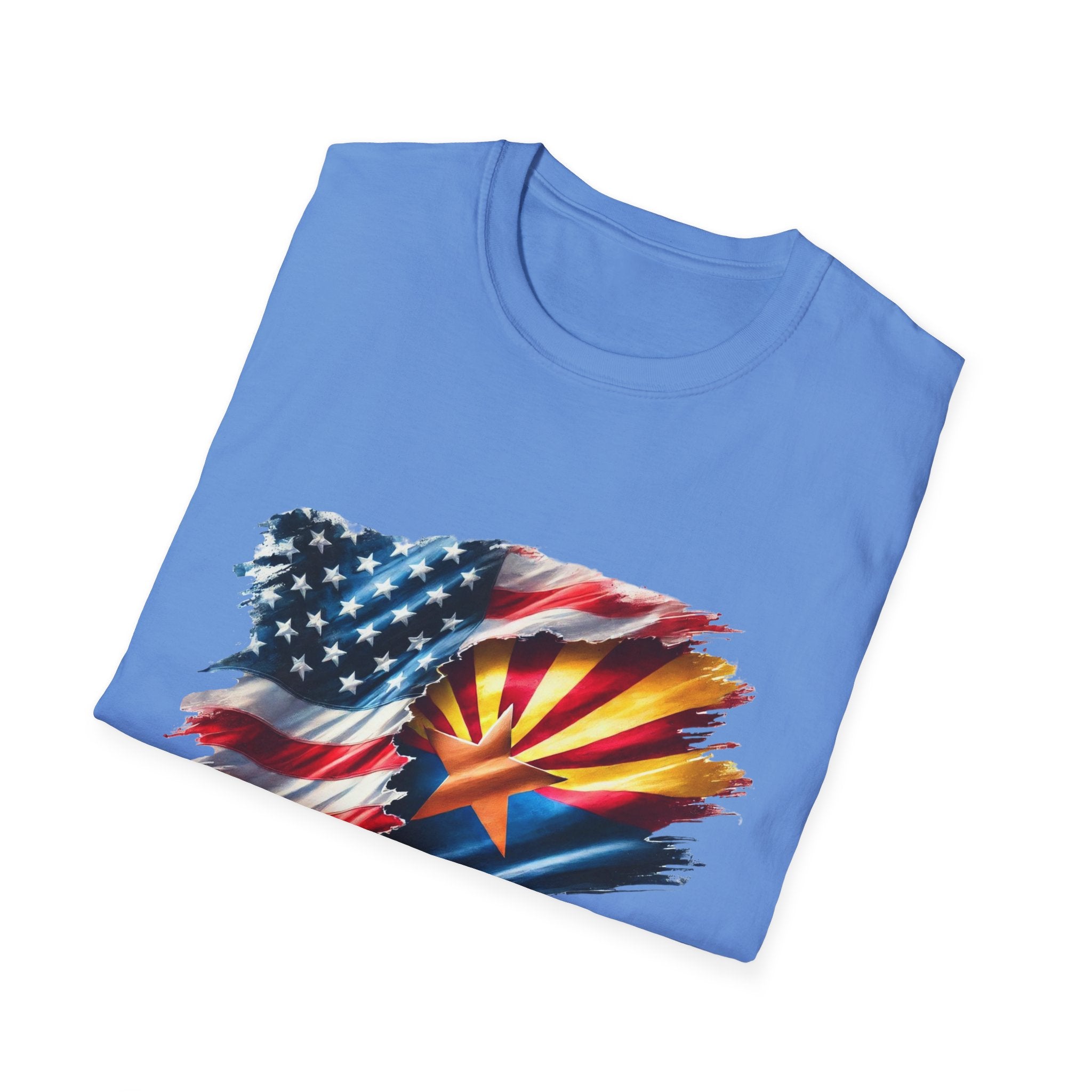 Arizona Flag with American Flag T-Shirt | Patriotic State Pride Tee