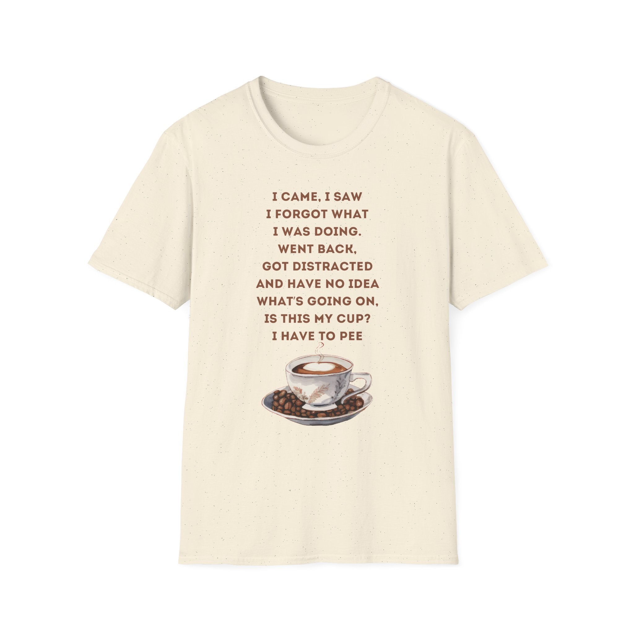 Funny Coffee Quote T-Shirt for Coffee Lovers, Humor Tee, Gift for Him/Her, Perfect for Birthdays, Housewarming, Casual Wear