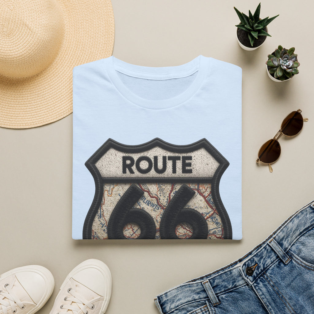 Route 66 Born to Roam T-Shirt | Vintage Highway Shield Tee