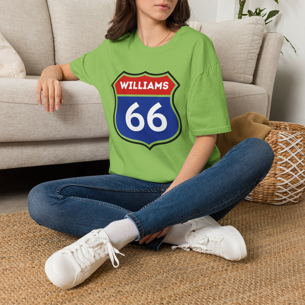 Williams 66 Shield T-Shirt | Route 66 Road Sign Shirt