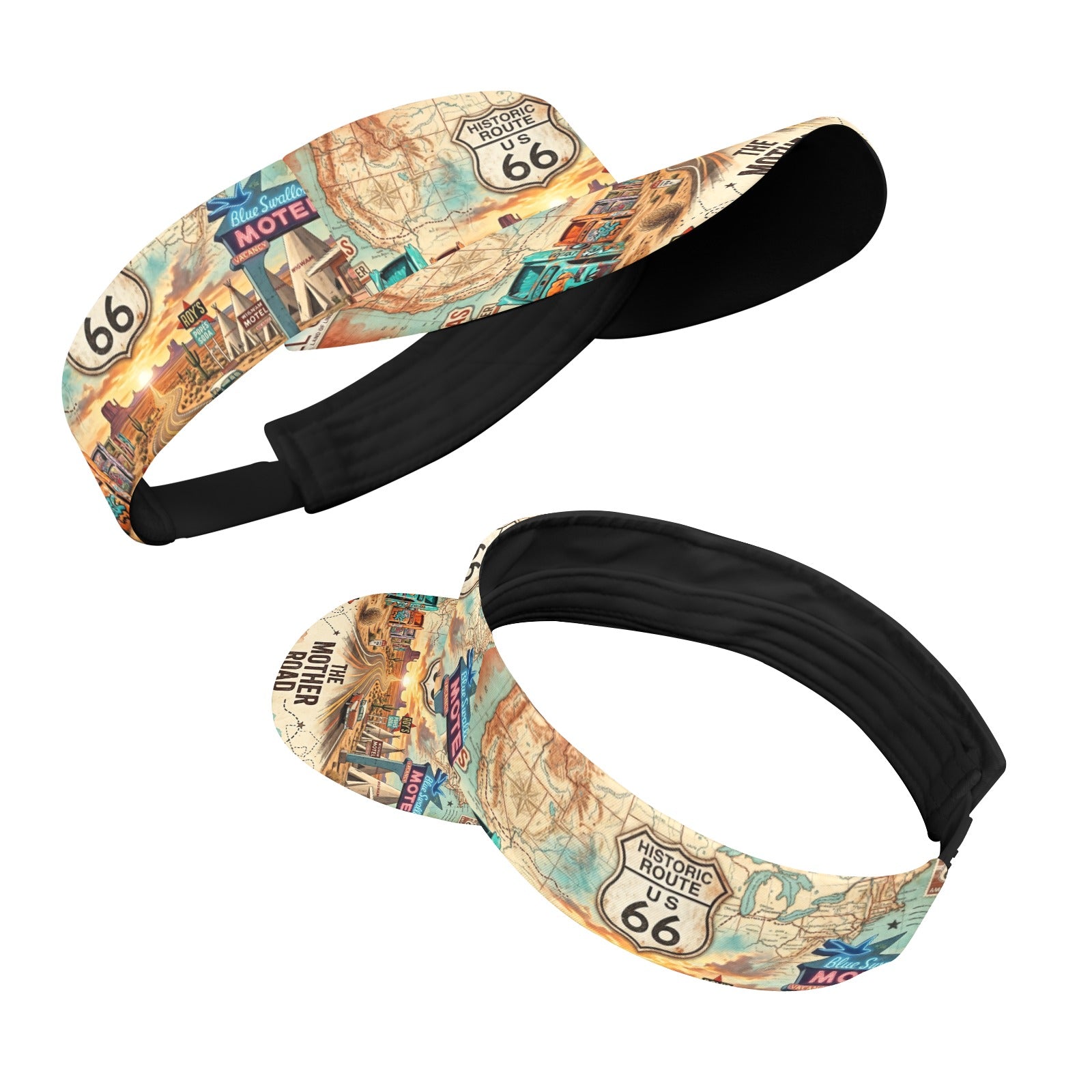 Route 66 All States Sports Visor New