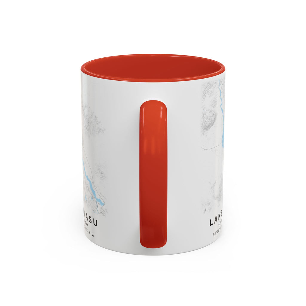 Lake Havasu map Accent Coffee Mug | 11oz 15oz