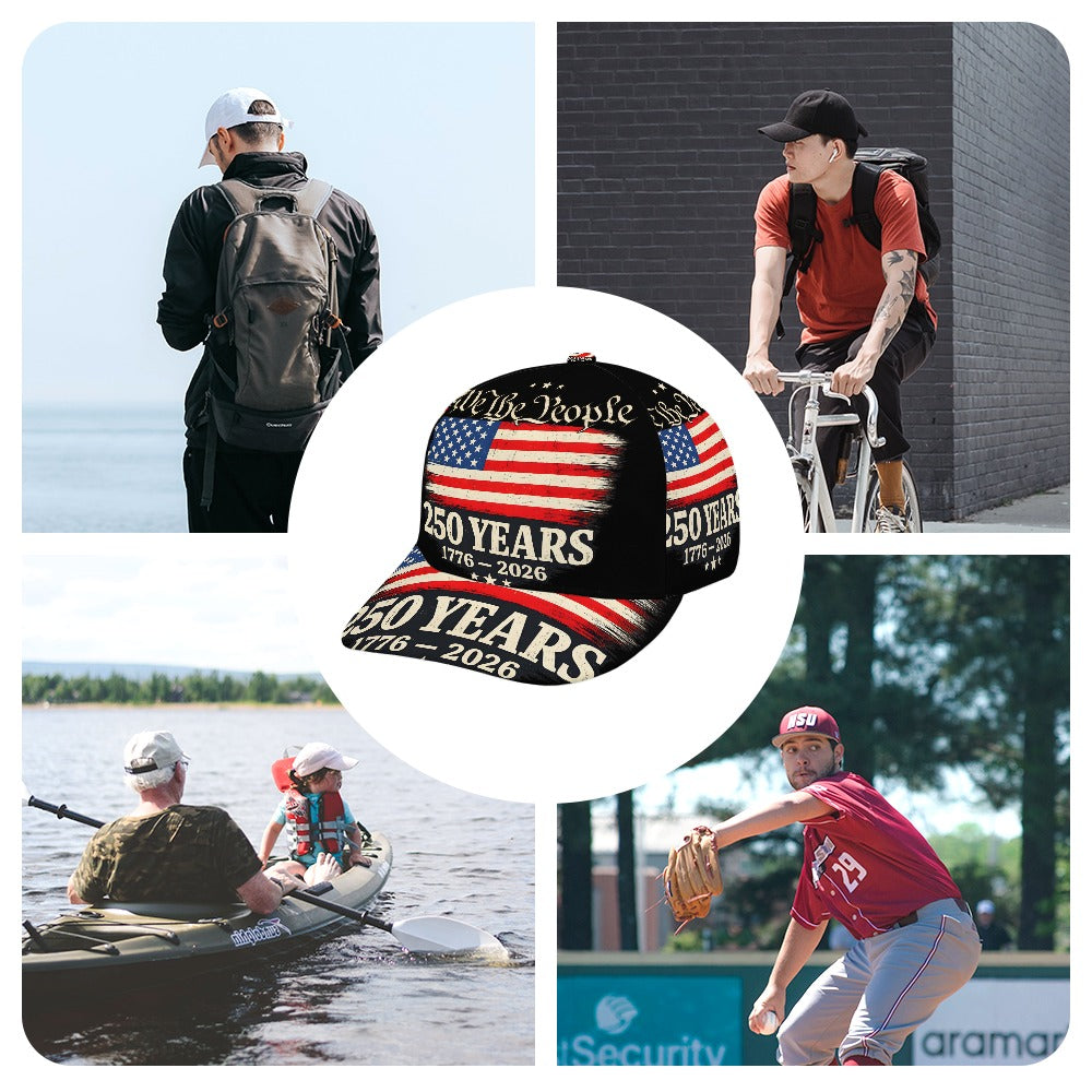 We the People 250 years 17776 - 2026 Baseball Cap Free Shipping